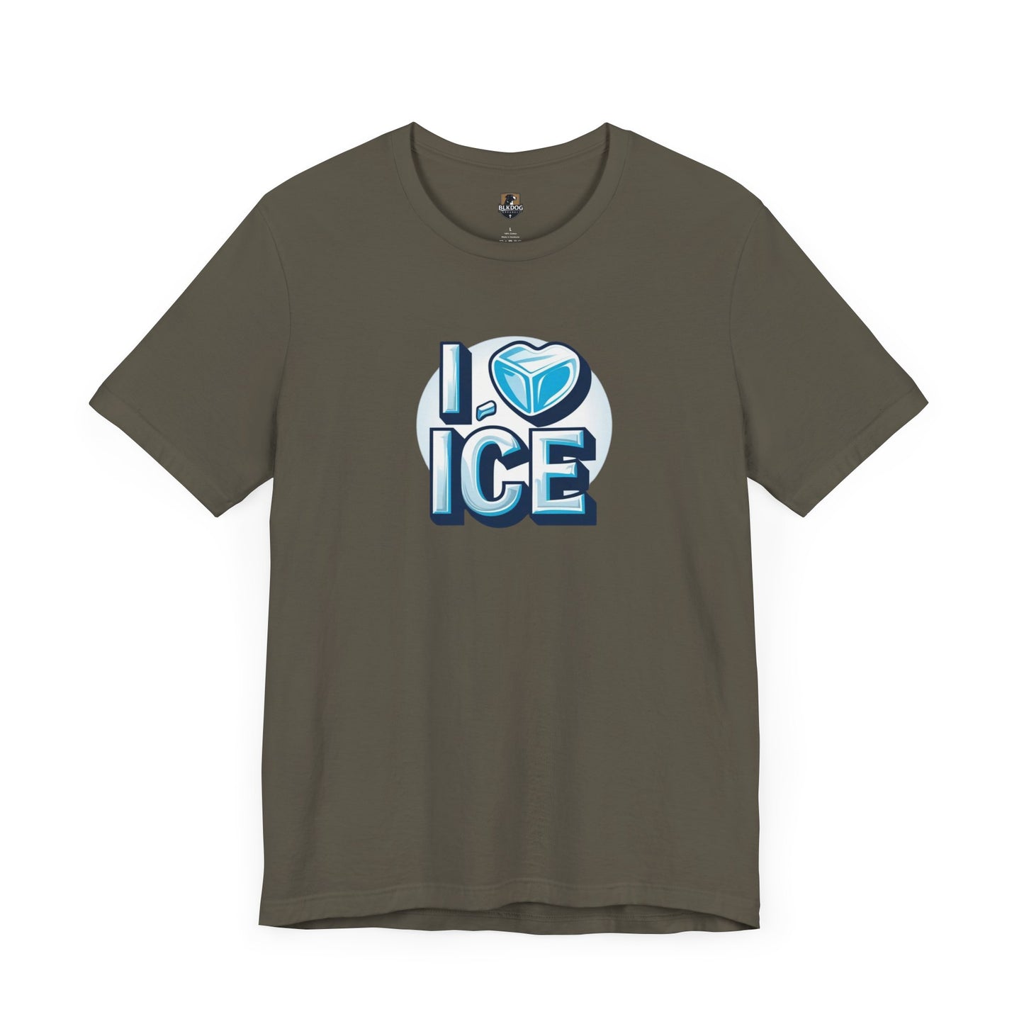 I Love Ice Unisex Short Sleeve Tee, Cute T-Shirt for Ice Cream Lovers, Summer Fashion, Gift for Friends, Ice Cream Party Attire