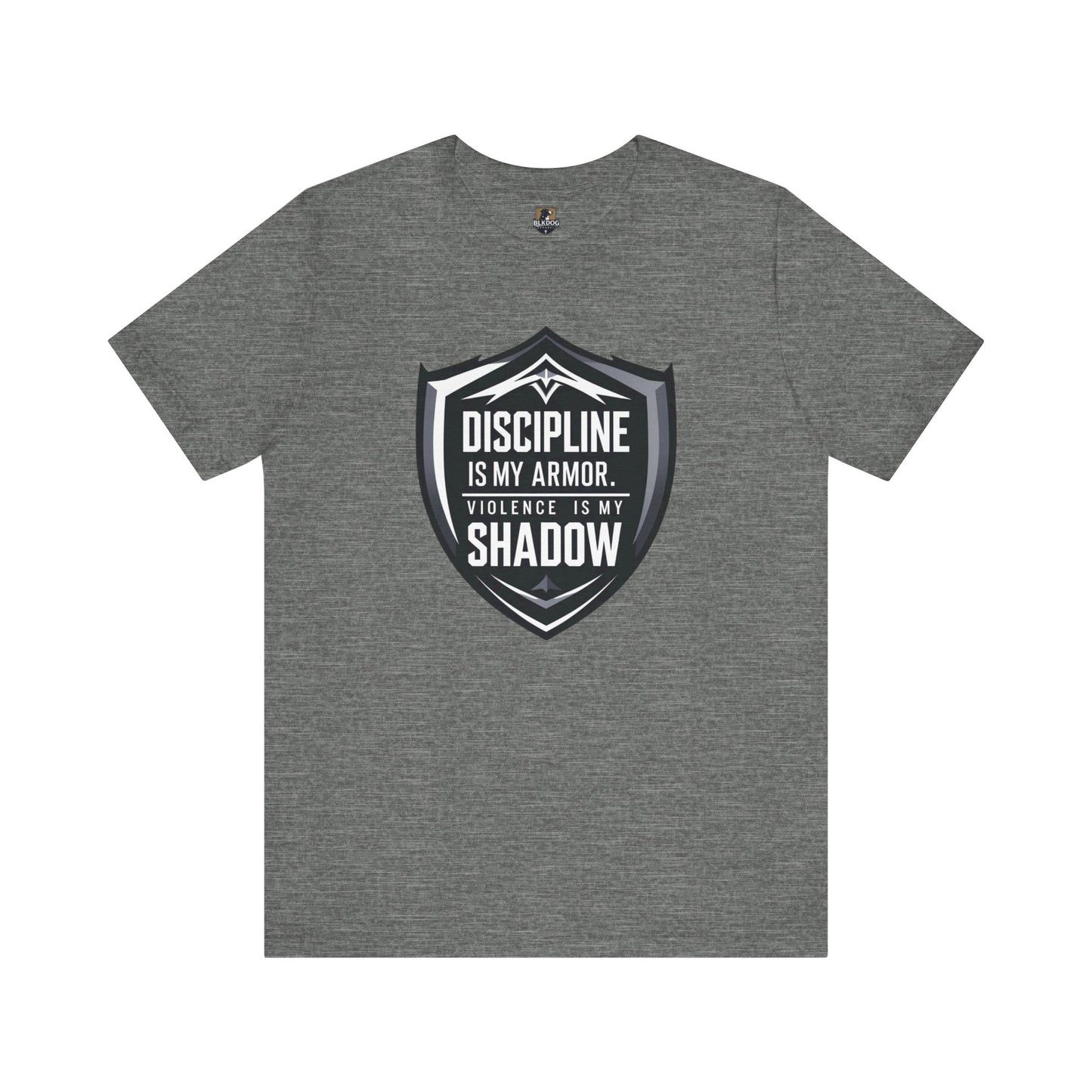 Discipline Is My Armor Unisex Tee, Motivational T-Shirt for Fitness Lovers, Inspirational Gift, Sportswear, Casual Wear