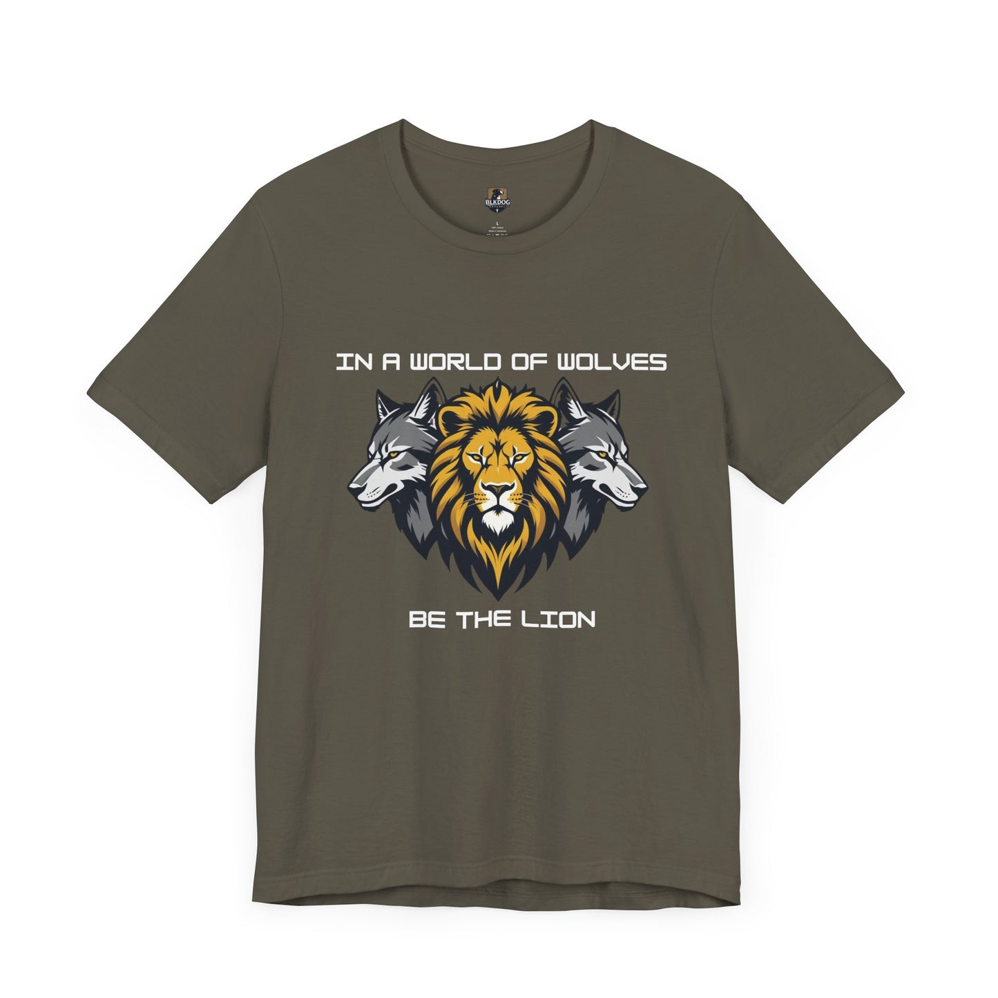 Lion Spirit Unisex Tee | Be The Lion | Motivational T-Shirt, Inspirational Shirt, Gift for Animal Lovers, Empowerment Wear, Birthday Gift