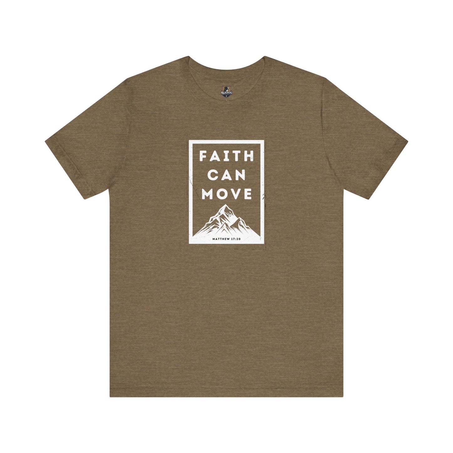 Faith Can Move Mountains T-Shirt, Christian Shirt, Inspirational Tee, Religious Gift, Unisex Graphic Top