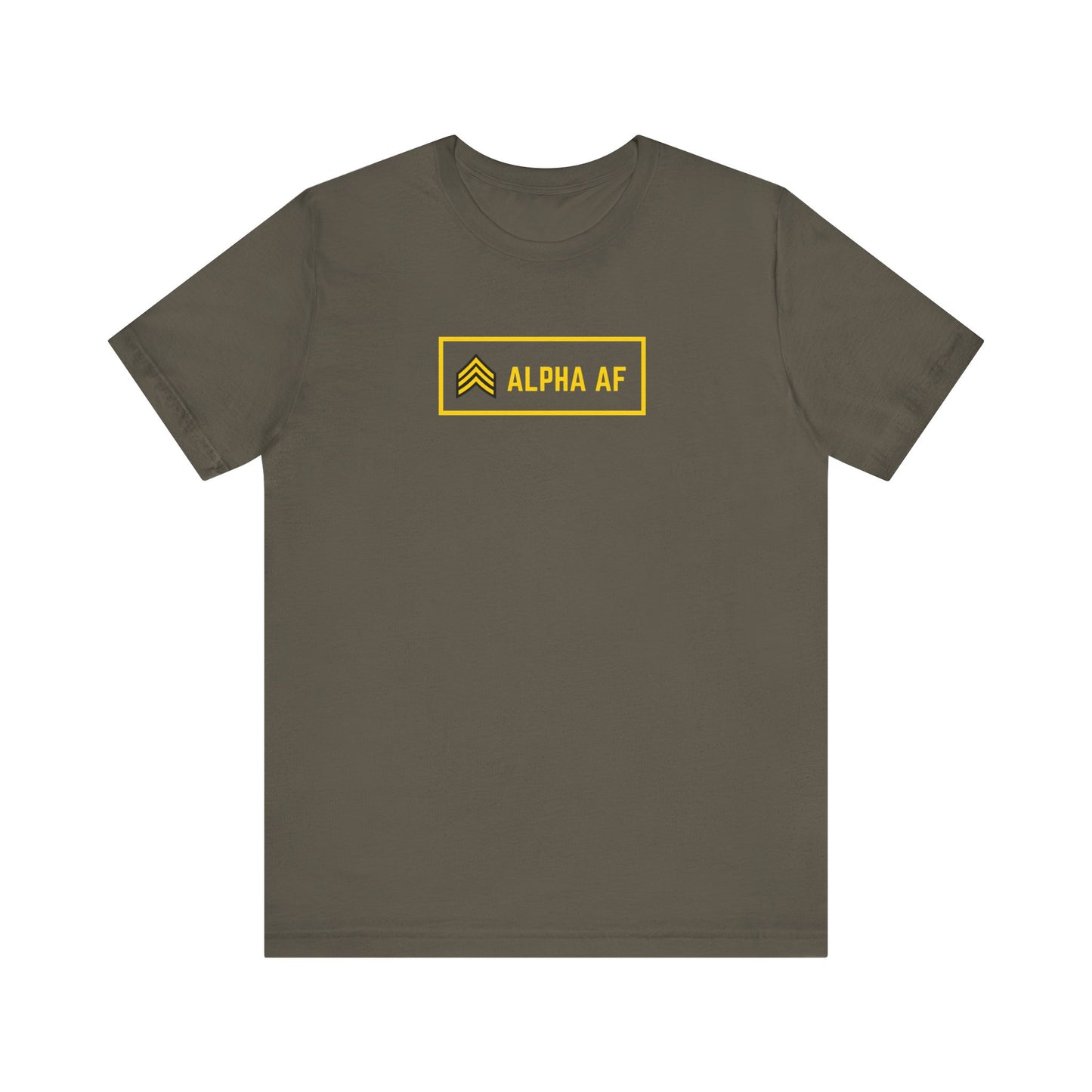Alpha AF Military Shirt - Unisex Jersey Short Sleeve Tee