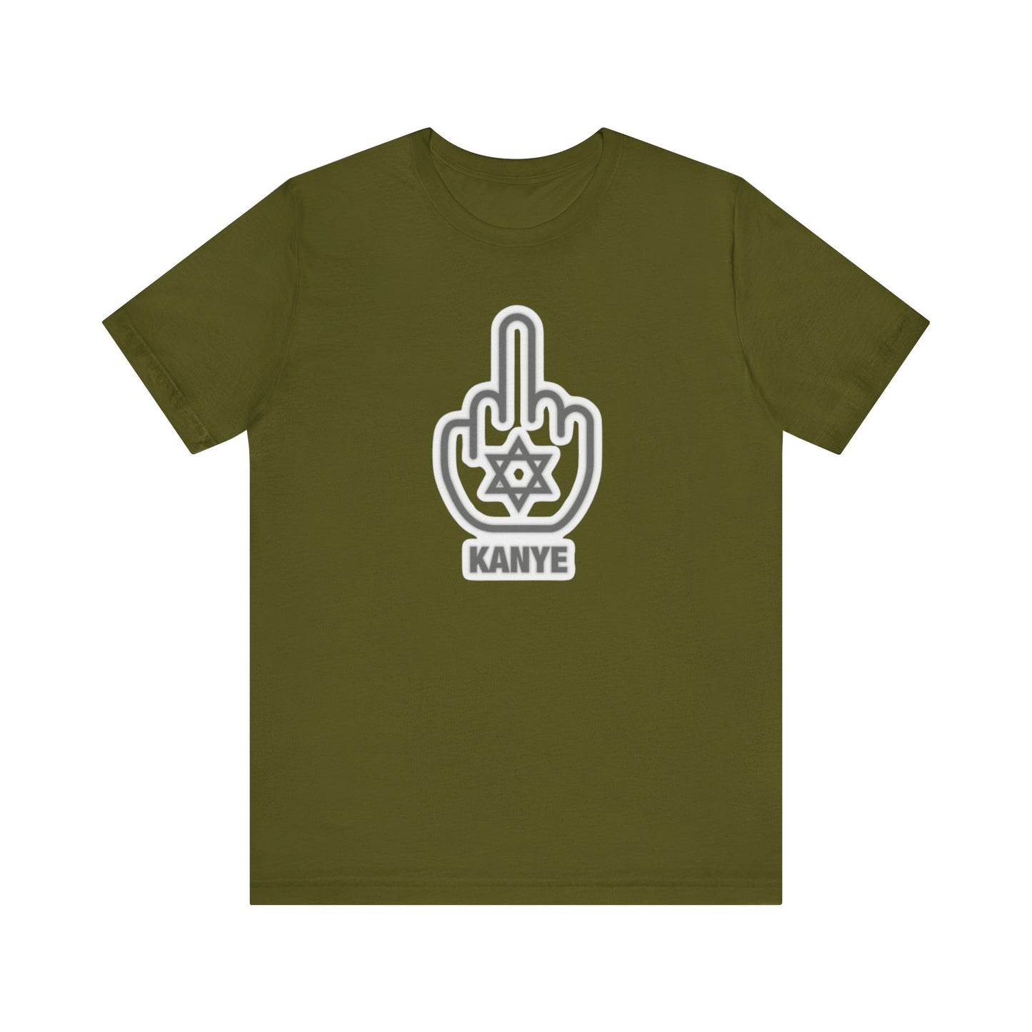F Kanye - Middle Finger with Star of David - Tee Fight against Antisemitism