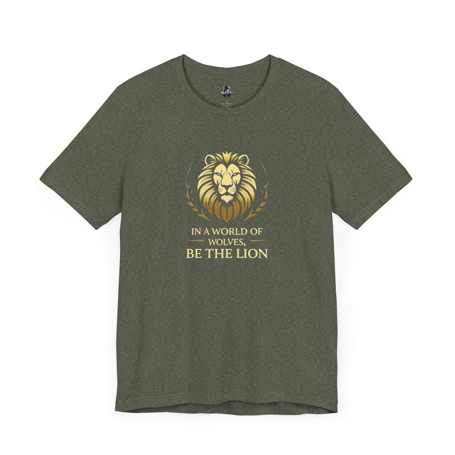 Bold Lion Graphic Tee - Inspiring Unisex T-Shirt for Animal Lovers, Motivational Gift, Casual Wear, Unique Statement Top, All Occasions