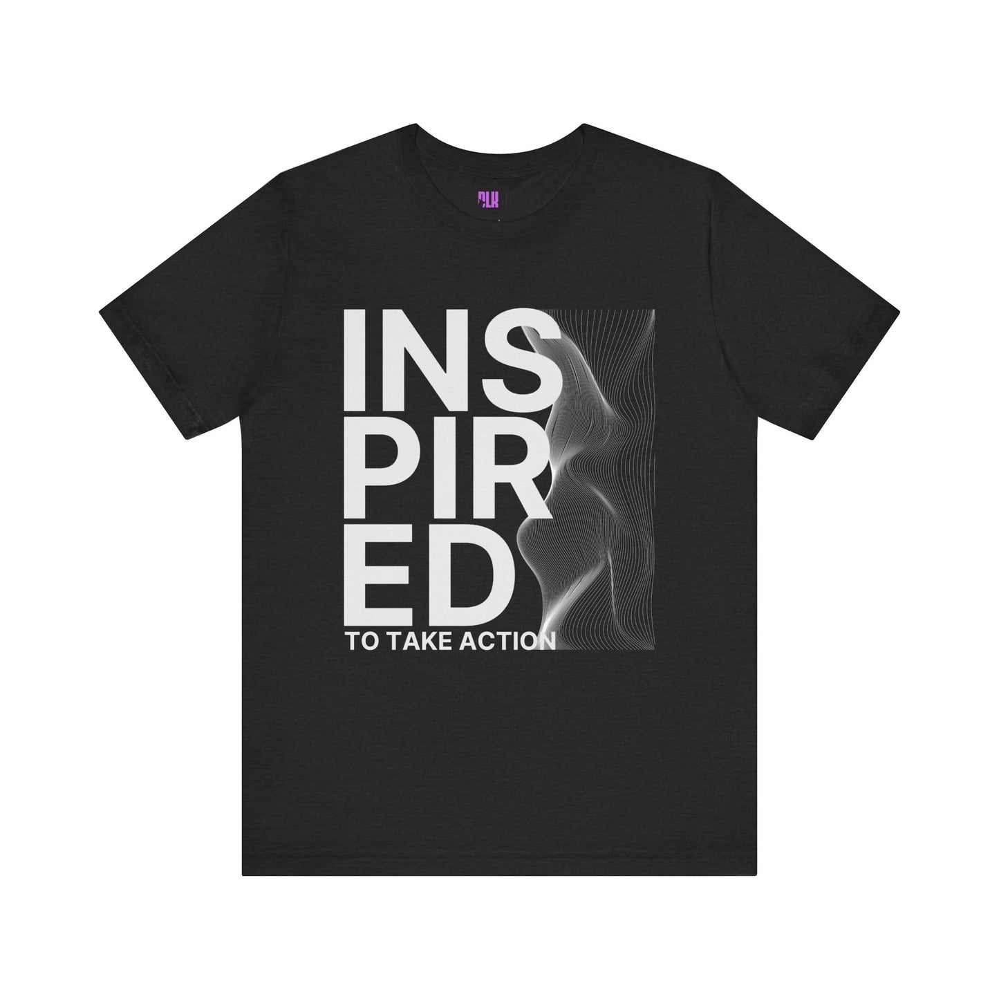 Inspired to Take Action T-Shirt, Motivational Graphic Tee, Unisex Jersey Shirt, Positive Vibes Apparel, Activewear Gift, Empowerment