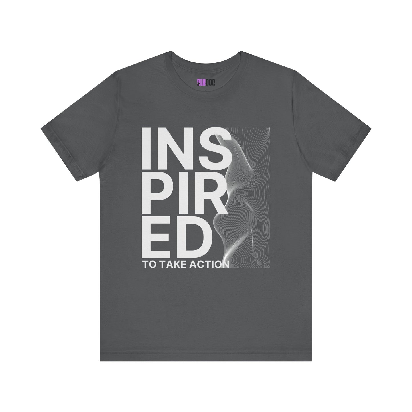 Inspired to Take Action T-Shirt, Motivational Graphic Tee, Unisex Jersey Shirt, Positive Vibes Apparel, Activewear Gift, Empowerment