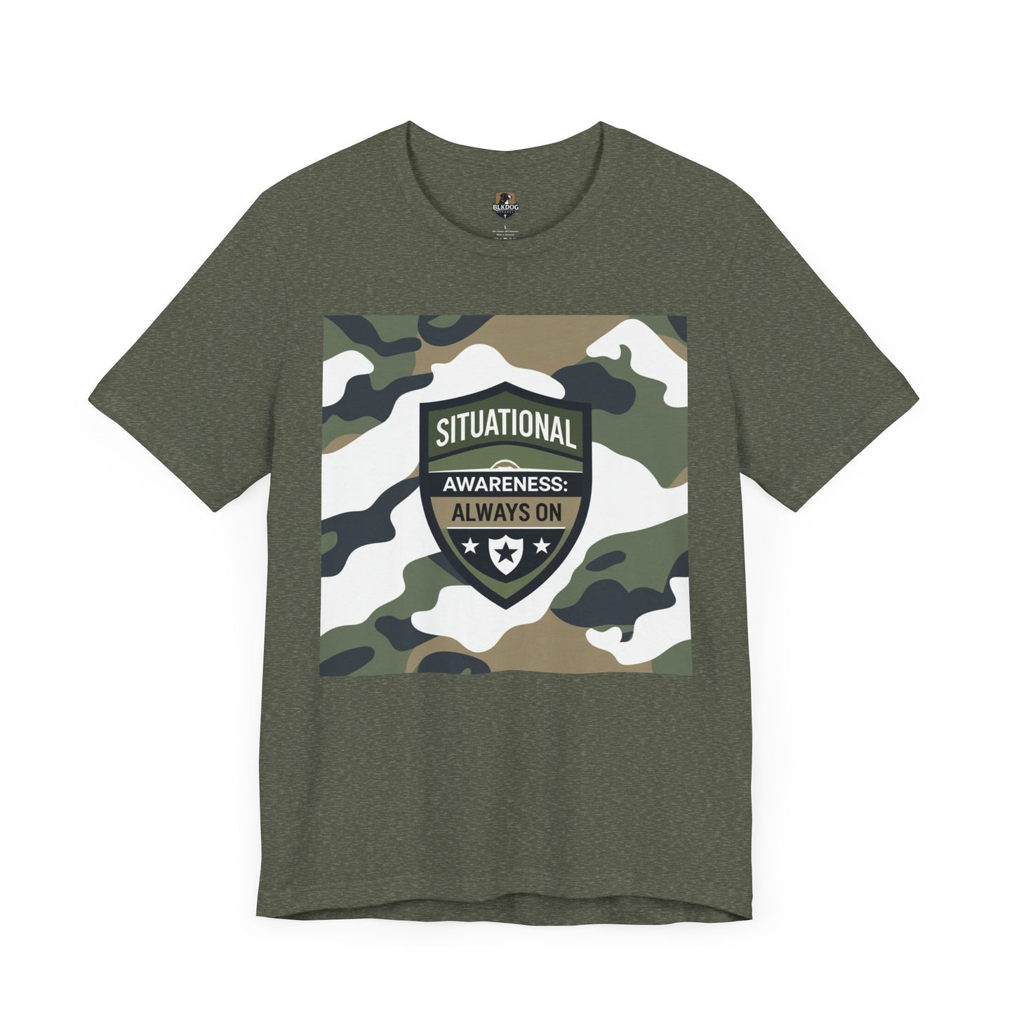Camo Situational Awareness Tee | Unisex Short Sleeve Shirt, Military Style, Gift for Veterans, Everyday Casual Wear, Unique Camouflage [...]