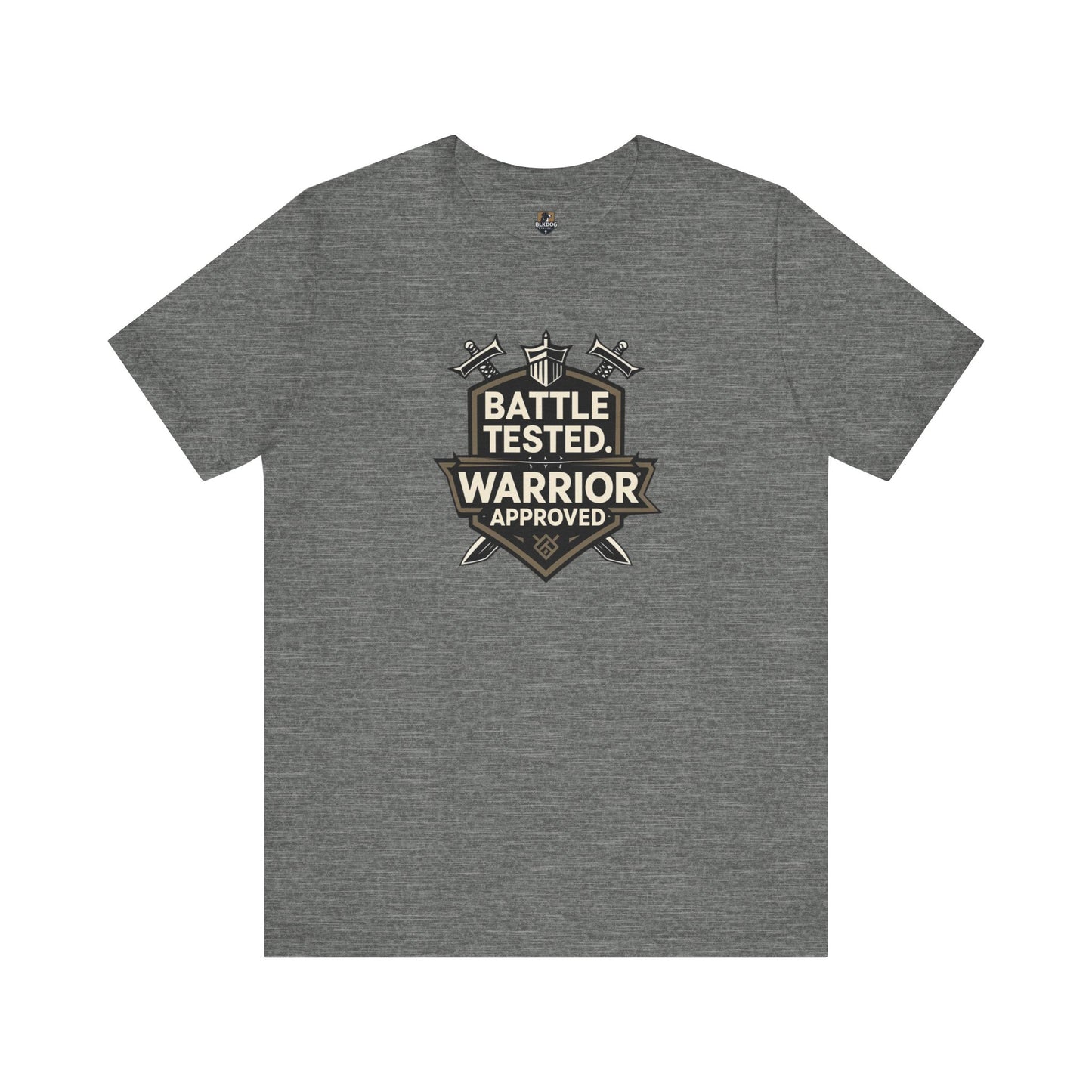Battle Tested Warrior Approved Tee - Unisex Jersey Short Sleeve Shirt, Perfect Gift for Warriors, Fitness Enthusiasts, Casual Wear, [...]