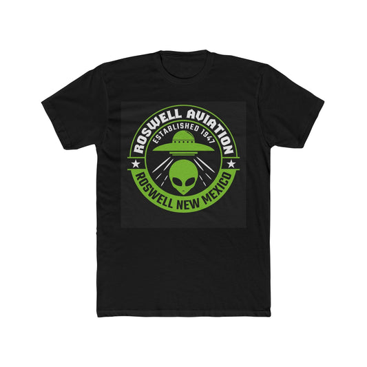 Roswell Aviation - Cotton Crew Tee