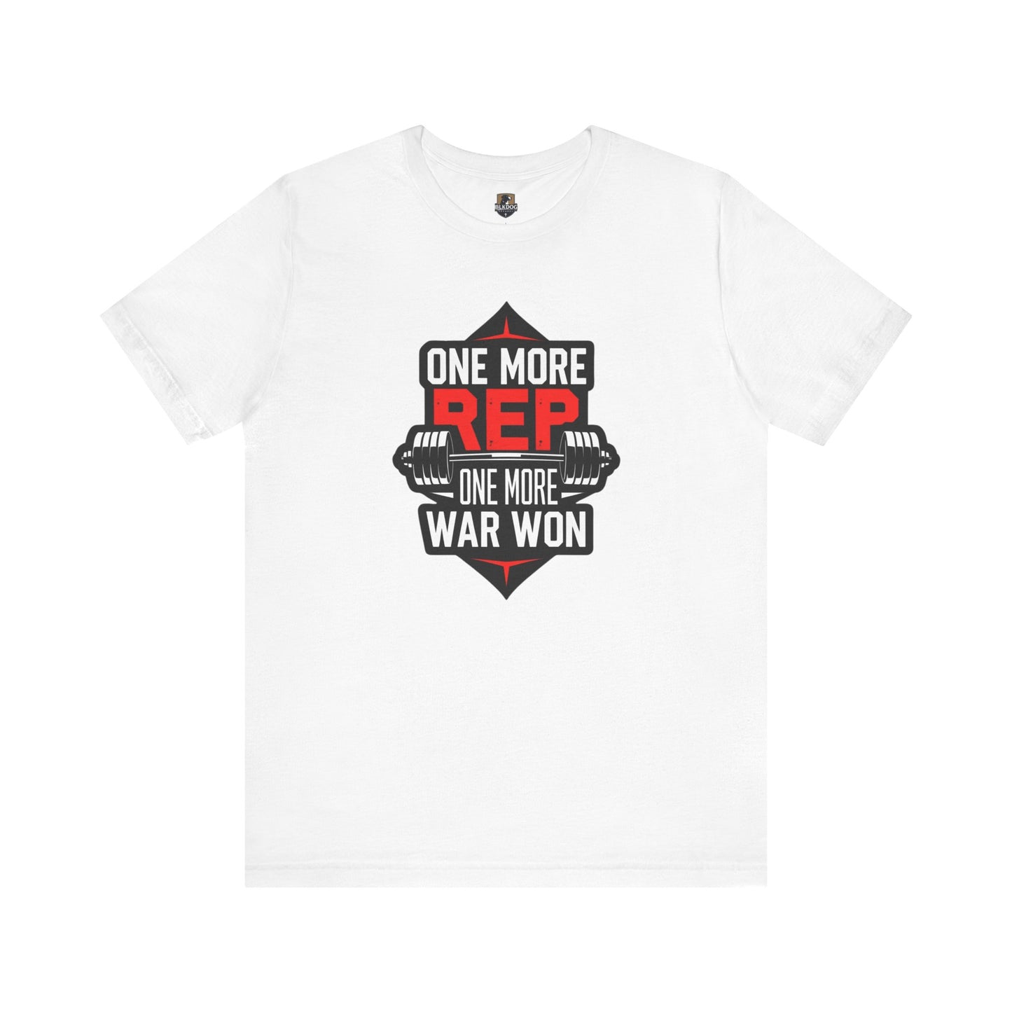 Motivational Fitness Tee - "One More Rep, One More War Won" Unisex Jersey Short Sleeve T-Shirt, Workout Shirt, Gym Apparel, Gift for [...]