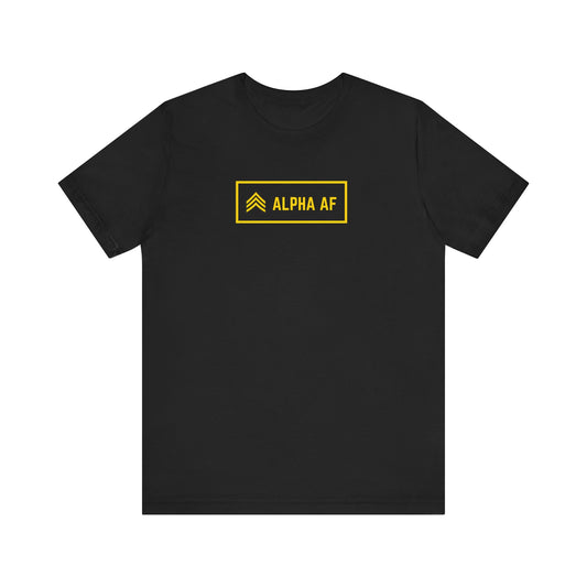 Alpha AF Military Shirt - Unisex Jersey Short Sleeve Tee