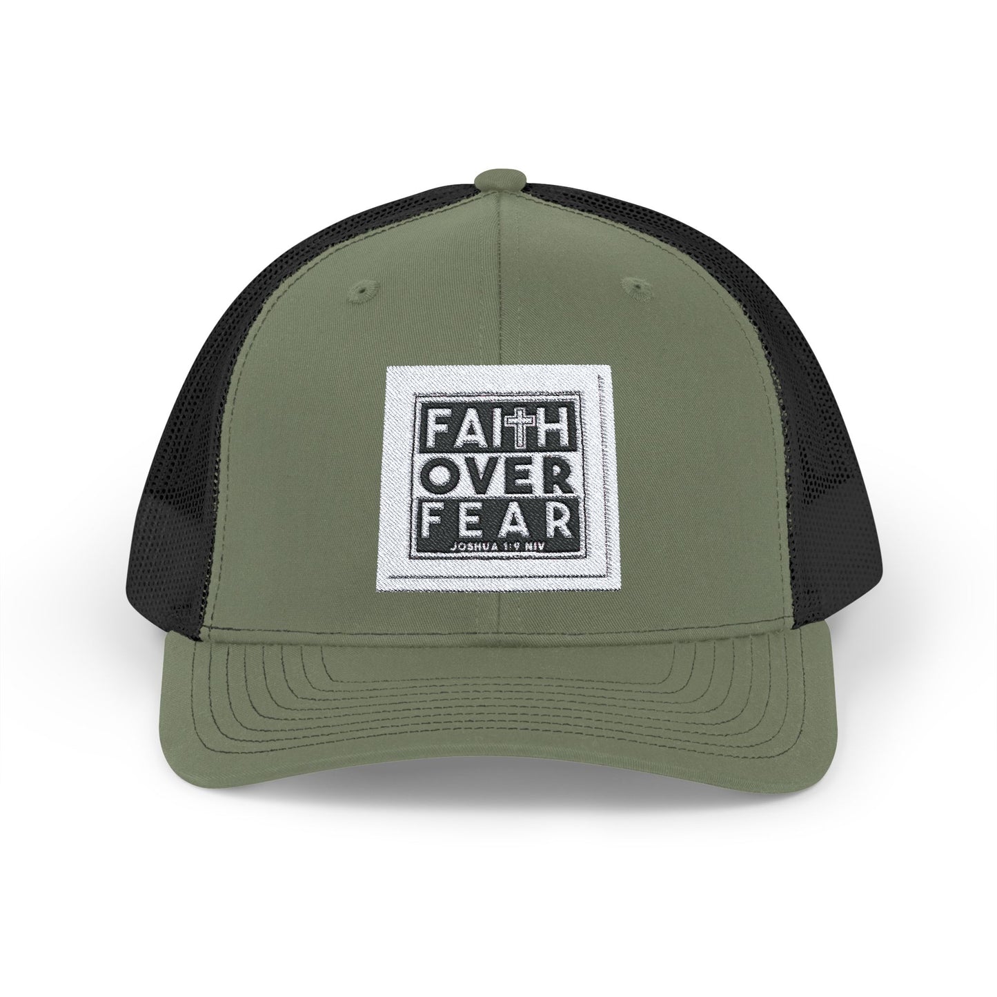 Faith over Fear Hat - Snapback Trucker Cap
