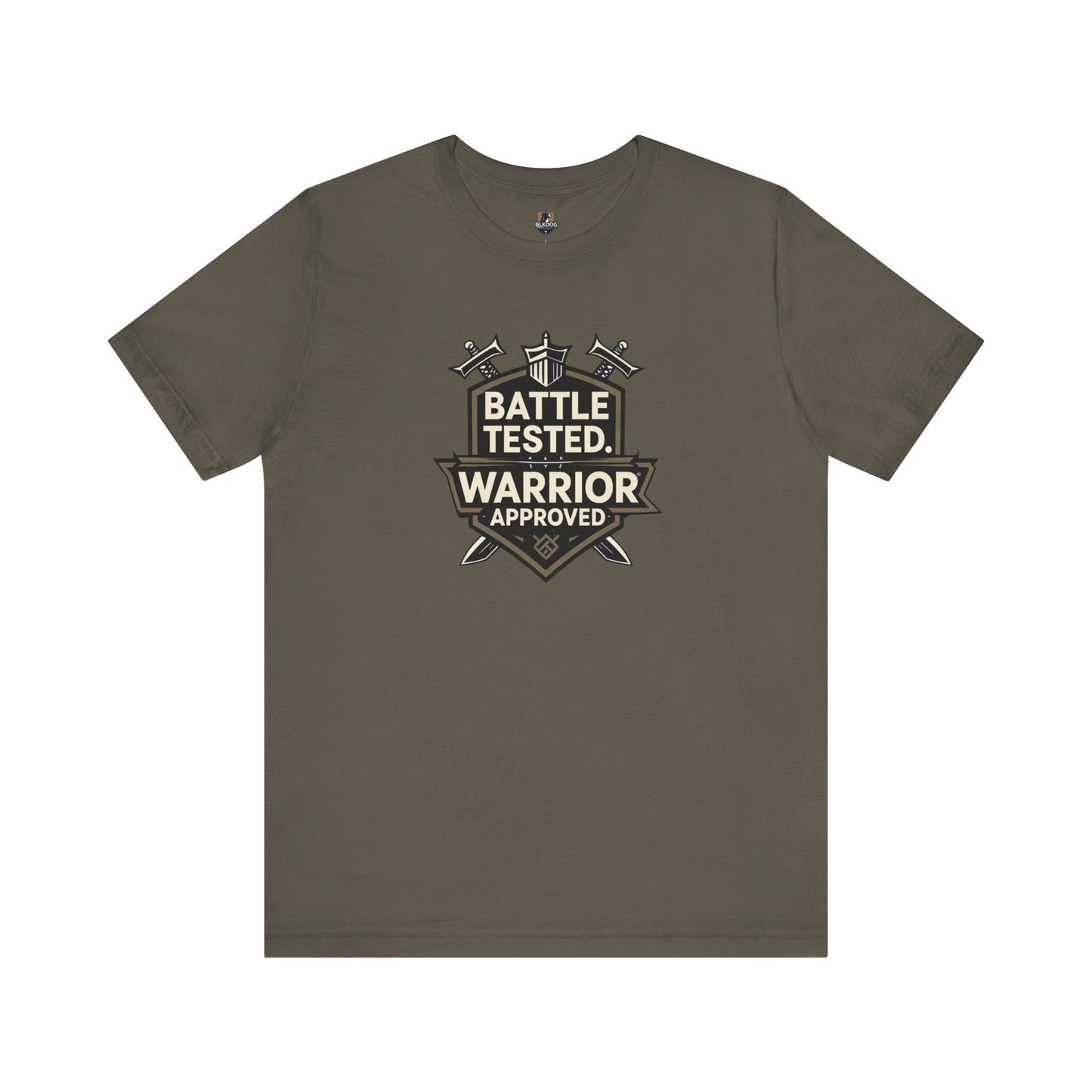 Battle Tested Warrior Approved Tee - Unisex Jersey Short Sleeve Shirt, Perfect Gift for Warriors, Fitness Enthusiasts, Casual Wear, [...]