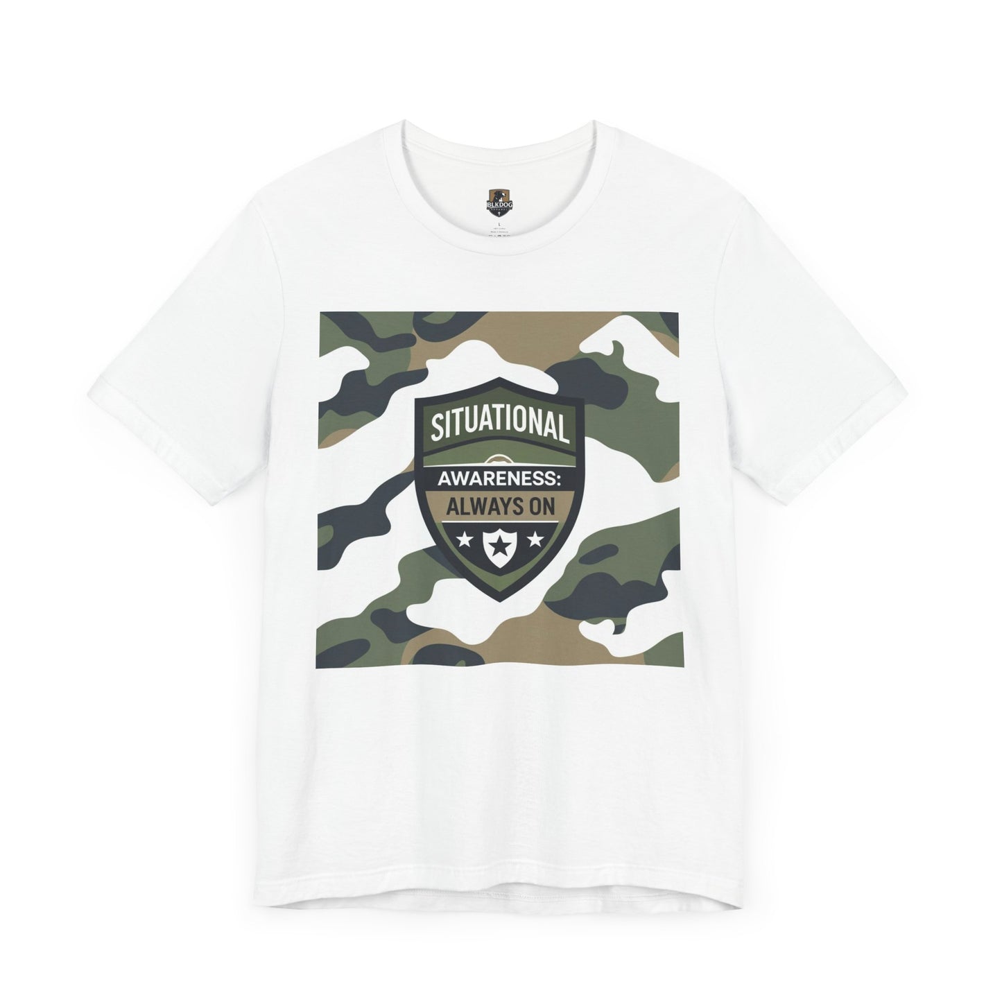 Camo Situational Awareness Tee | Unisex Short Sleeve Shirt, Military Style, Gift for Veterans, Everyday Casual Wear, Unique Camouflage [...]