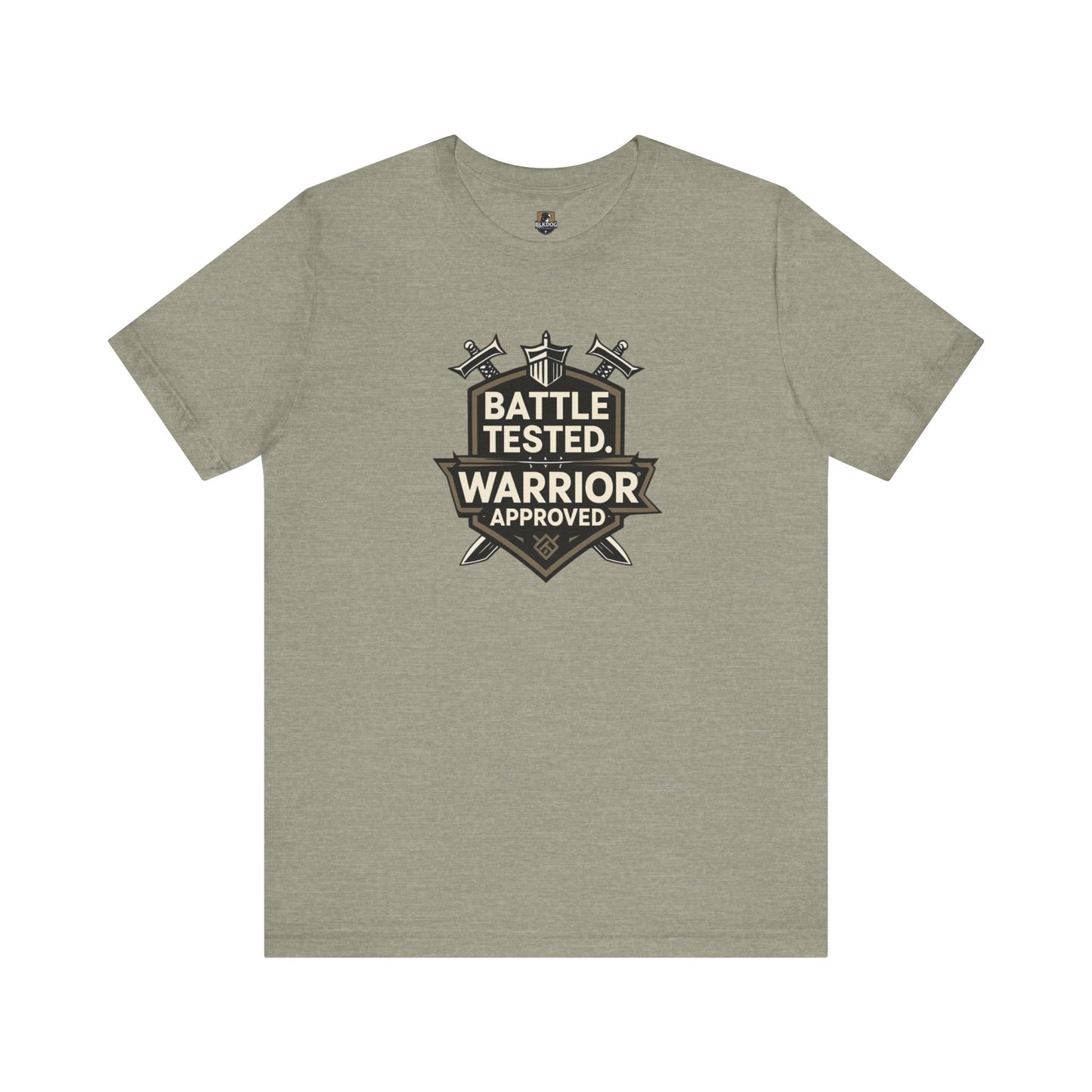 Battle Tested Warrior Approved Tee - Unisex Jersey Short Sleeve Shirt, Perfect Gift for Warriors, Fitness Enthusiasts, Casual Wear, [...]