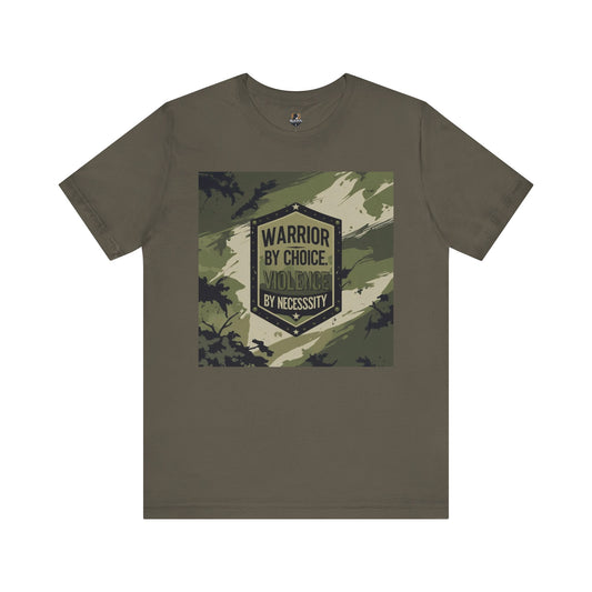 Warrior by Choice Unisex T-Shirt, Motivational Tee, Military-Inspired Apparel, Gift for Veterans, Casual Wear, Inspirational Clothing