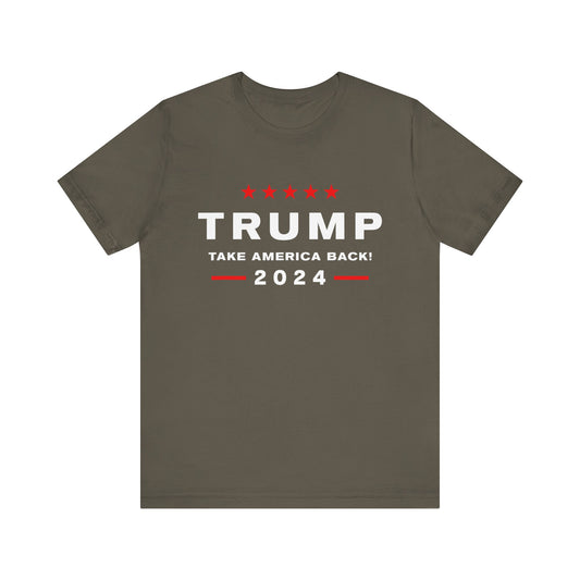 Trump - Take America Back - Trump24 - Unisex Jersey Short Sleeve Tee