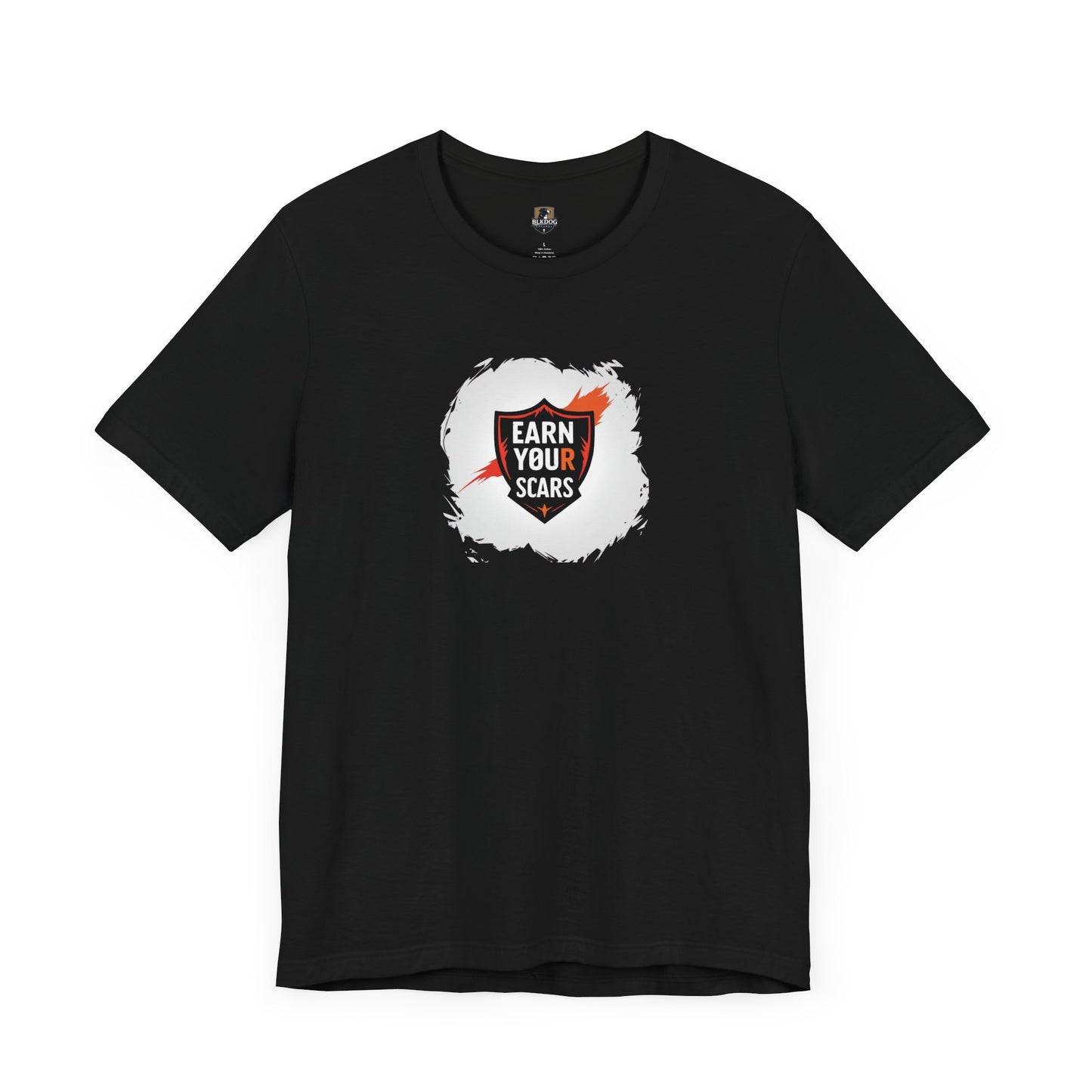Unisex Motivational Tee - "Earn Your Scars" - Fitness Shirt for Gym Lovers, Gift for Athletes, Inspirational Apparel, Casual Wear, [...]