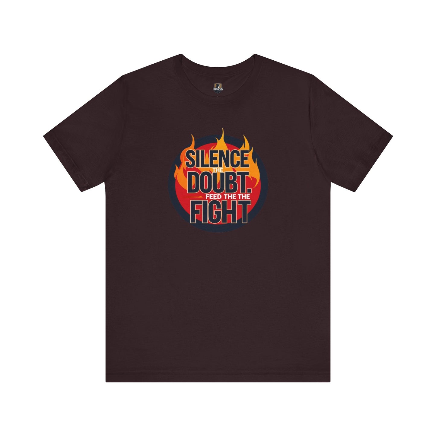 Empowering Message Tee - Silence Doubt, Feed the Fight, Motivational T-Shirt, Perfect for Fitness, Gifts for Athletes, Inspirational [...]