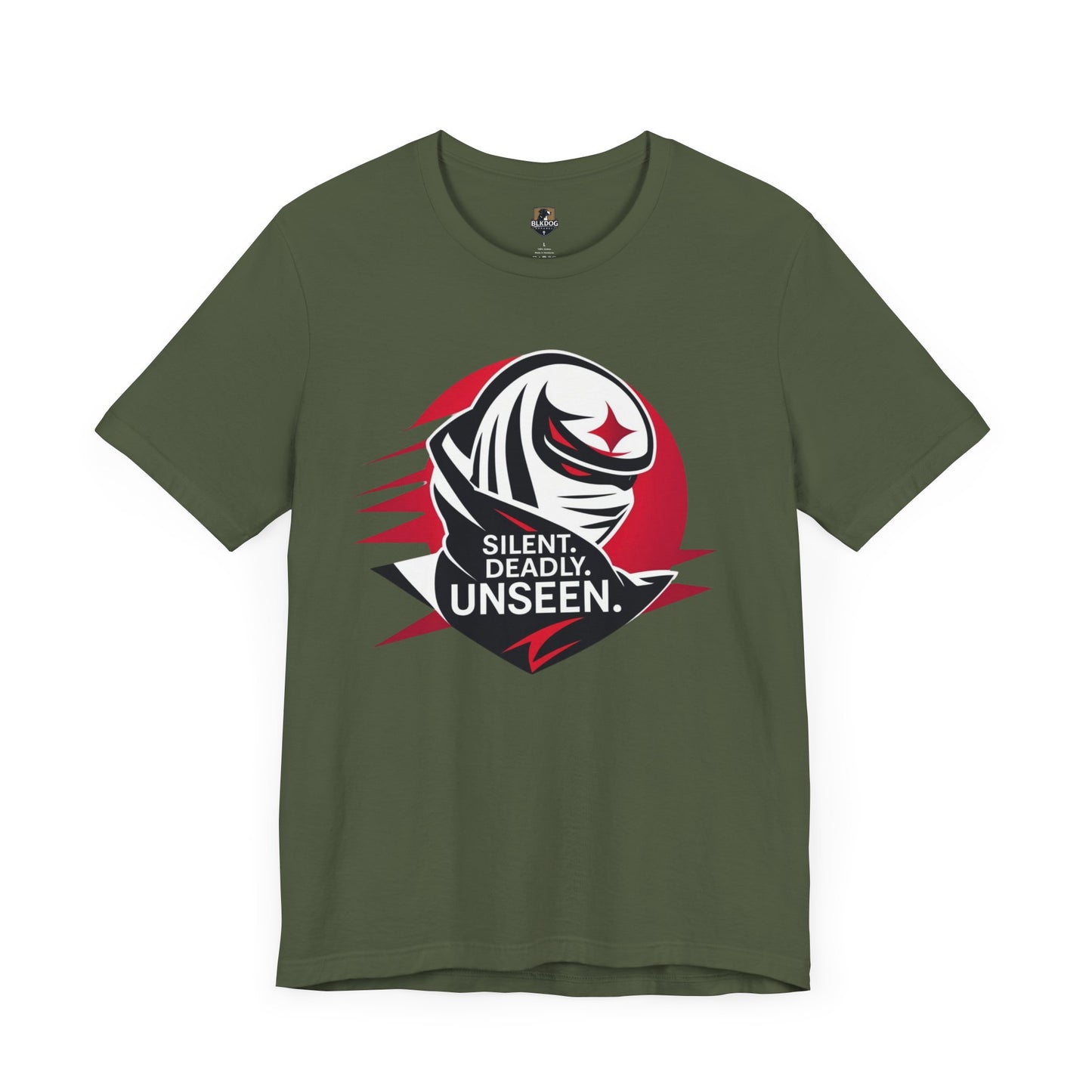 Silent Deadly Unseen Tee, Cool Graphic T-Shirt, Trendy Casual Wear, Gift for Ninja Fans, Streetwear Apparel, Unisex Short Sleeve Shirt