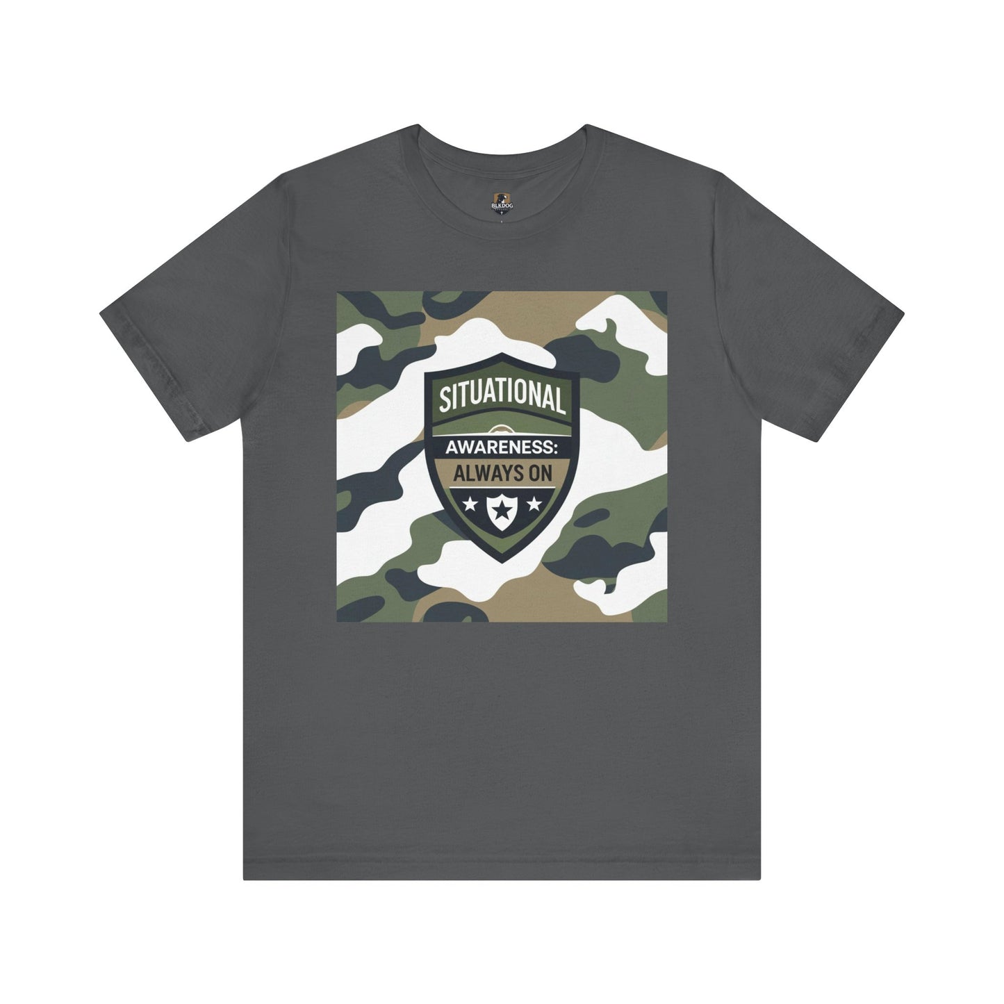 Camo Situational Awareness Tee | Unisex Short Sleeve Shirt, Military Style, Gift for Veterans, Everyday Casual Wear, Unique Camouflage [...]