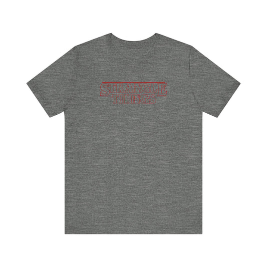 Strangle Things - Funny Stranger Things Unisex Tee Shirt, Strangle Things Graphic Shirt, Short Sleeve Tee, Unisex Jersey, Pop Culture