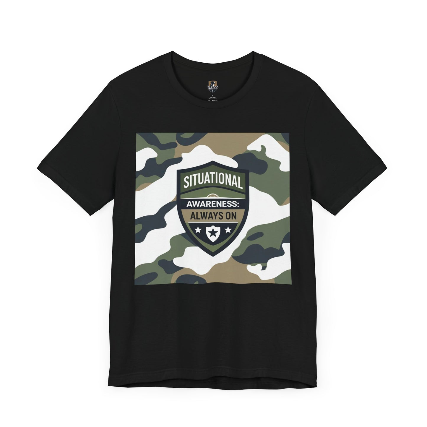 Camo Situational Awareness Tee | Unisex Short Sleeve Shirt, Military Style, Gift for Veterans, Everyday Casual Wear, Unique Camouflage [...]