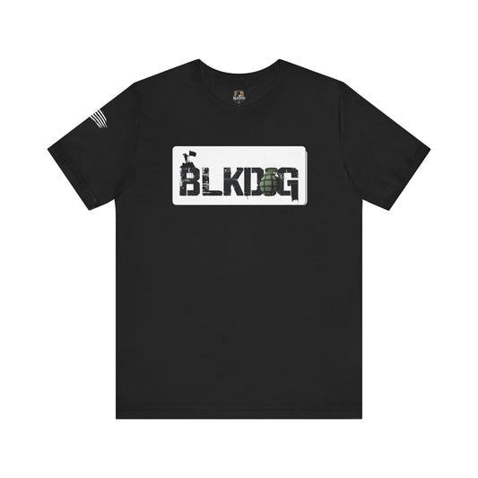BLKDOG Graphic Unisex Short Sleeve Tee - Military Style Tee