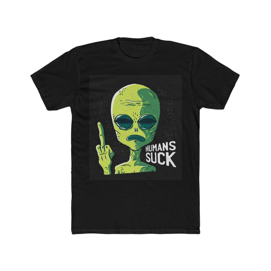 Human's Suck - Cotton Crew Tee