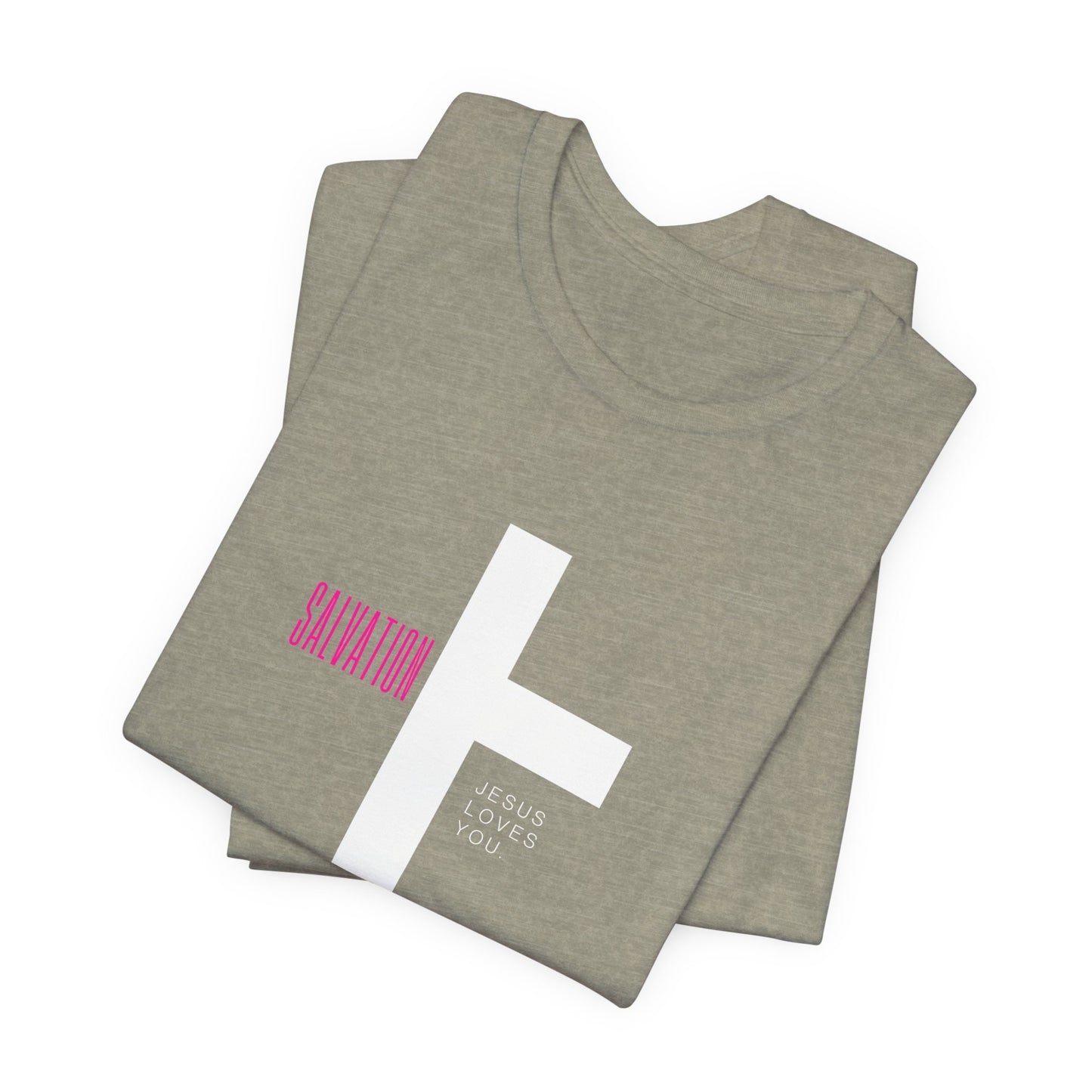 Salvation - Jesus Loves You - Unisex Jersey Short Sleeve Tee