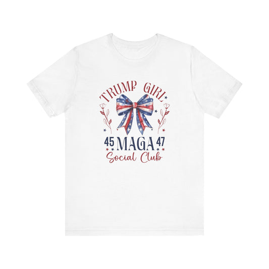 Trump Girl - MAGA 2024 Unisex Tee, Patriotic Shirt, Political Apparel, Conservative Clothing, Republican Gift