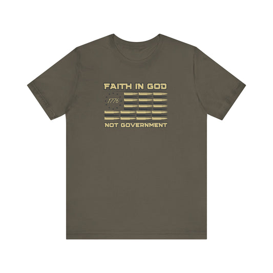 Religious Christian Faith Unisex Tee Shirt, Trust In God, Men Women Clothing Inspirational Gift, Church Christian Apparel, Political