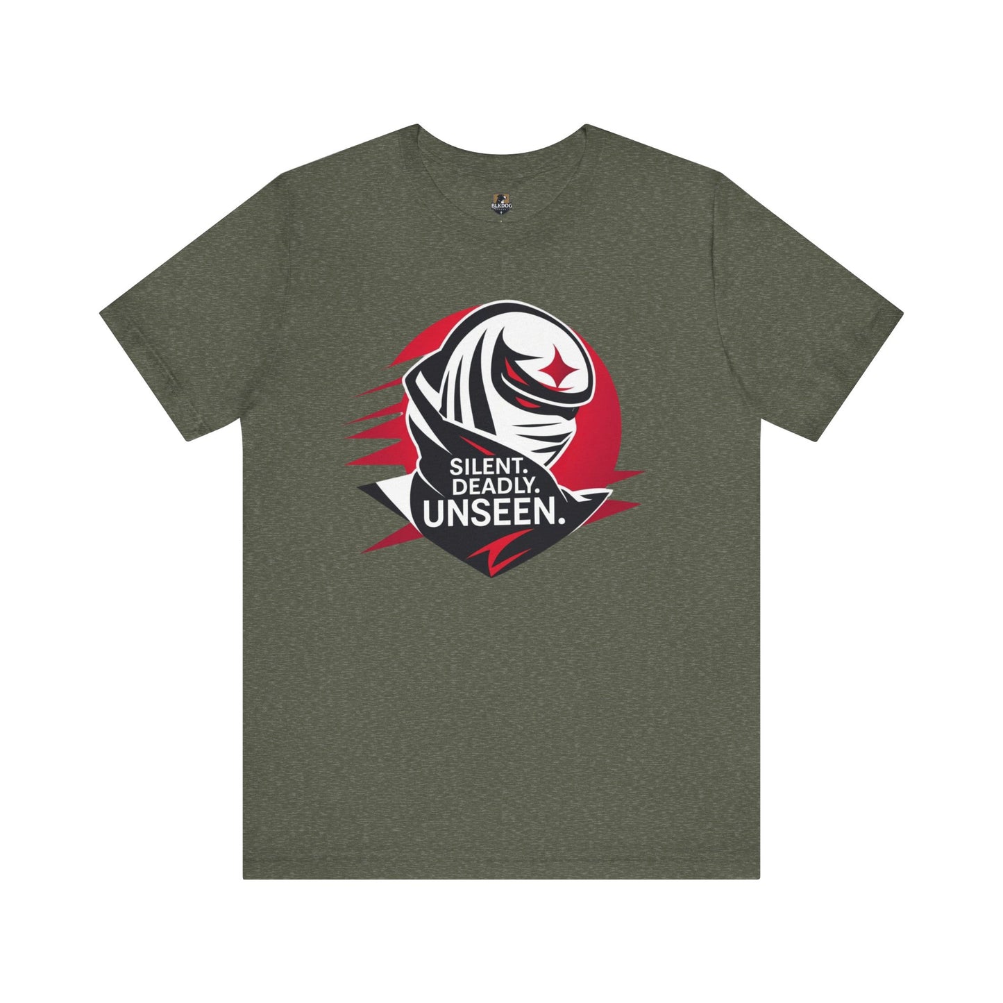 Silent Deadly Unseen Tee, Cool Graphic T-Shirt, Trendy Casual Wear, Gift for Ninja Fans, Streetwear Apparel, Unisex Short Sleeve Shirt