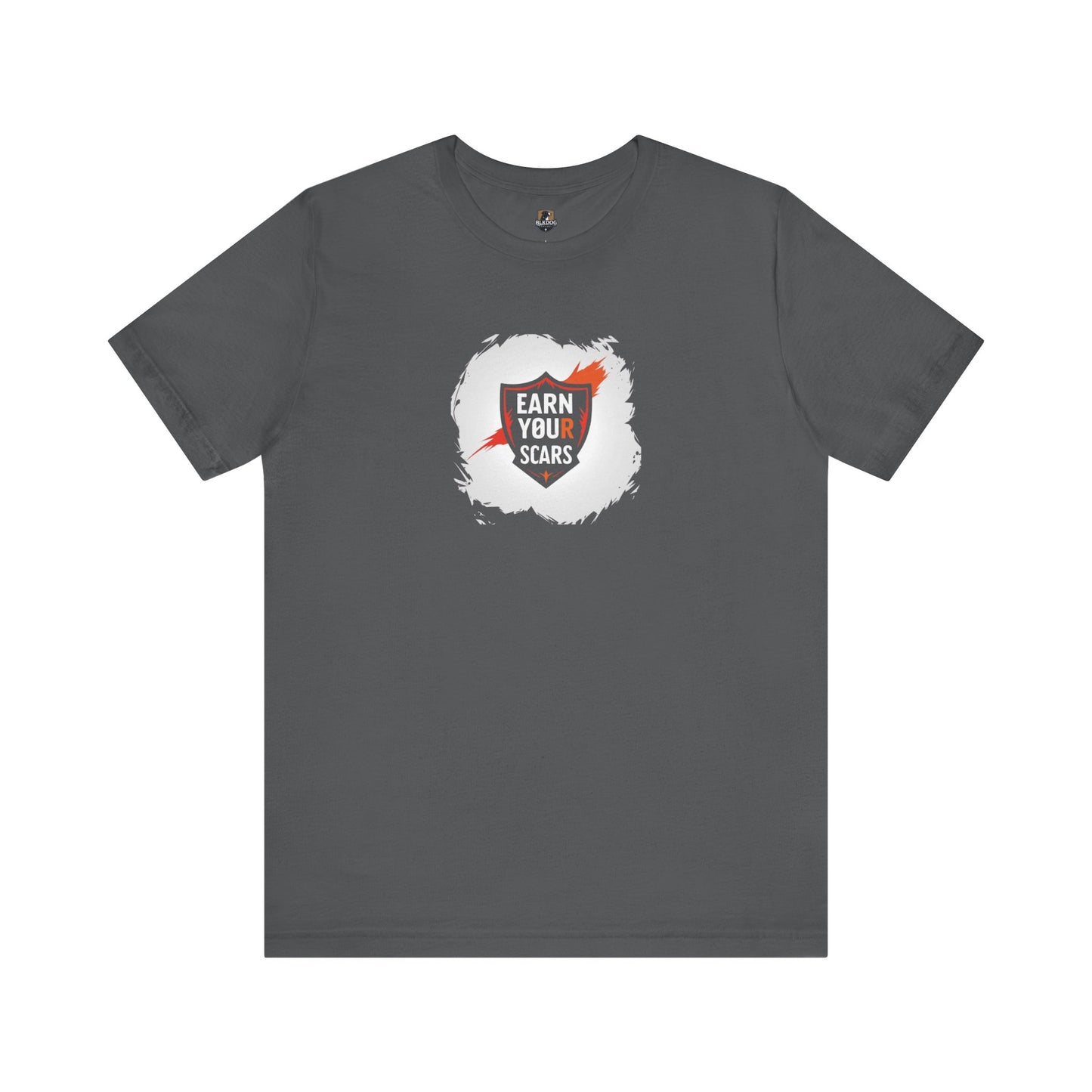 Unisex Motivational Tee - "Earn Your Scars" - Fitness Shirt for Gym Lovers, Gift for Athletes, Inspirational Apparel, Casual Wear, [...]