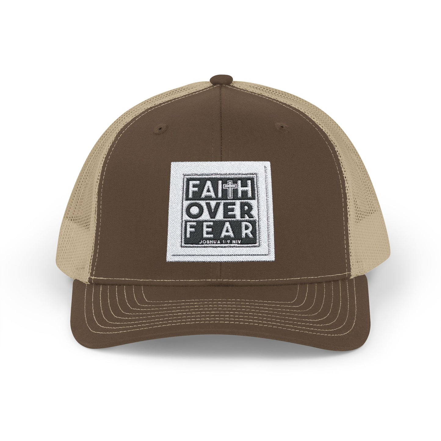 Faith over Fear Hat - Snapback Trucker Cap