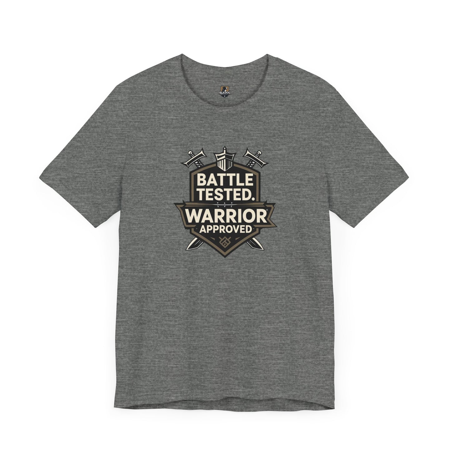 Battle Tested Warrior Approved Tee - Unisex Jersey Short Sleeve Shirt, Perfect Gift for Warriors, Fitness Enthusiasts, Casual Wear, [...]