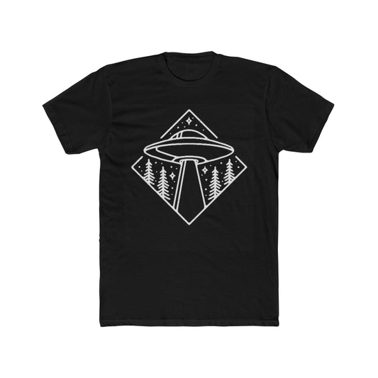 Alien Spaceship - Cotton Crew Tee