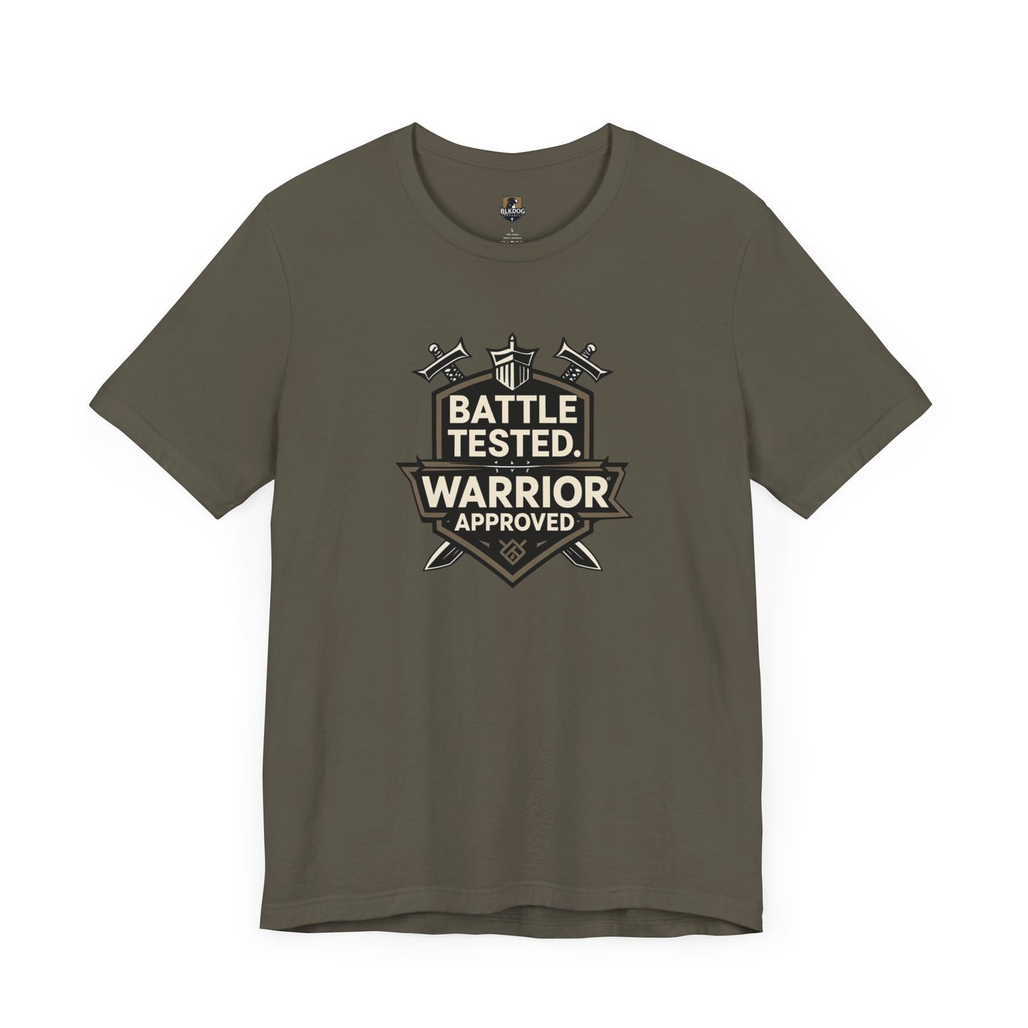 Battle Tested Warrior Approved Tee - Unisex Jersey Short Sleeve Shirt, Perfect Gift for Warriors, Fitness Enthusiasts, Casual Wear, [...]