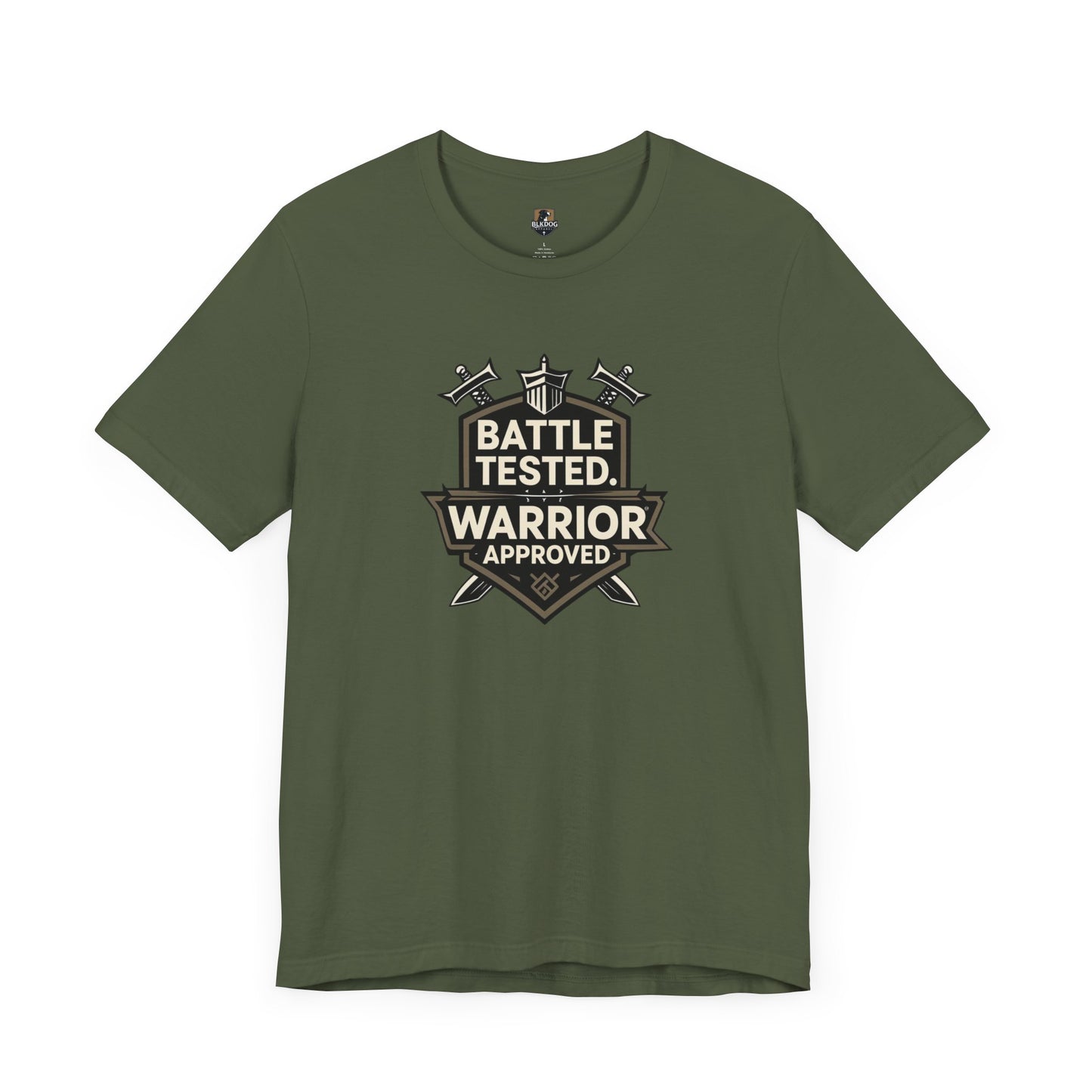 Battle Tested Warrior Approved Tee - Unisex Jersey Short Sleeve Shirt, Perfect Gift for Warriors, Fitness Enthusiasts, Casual Wear, [...]