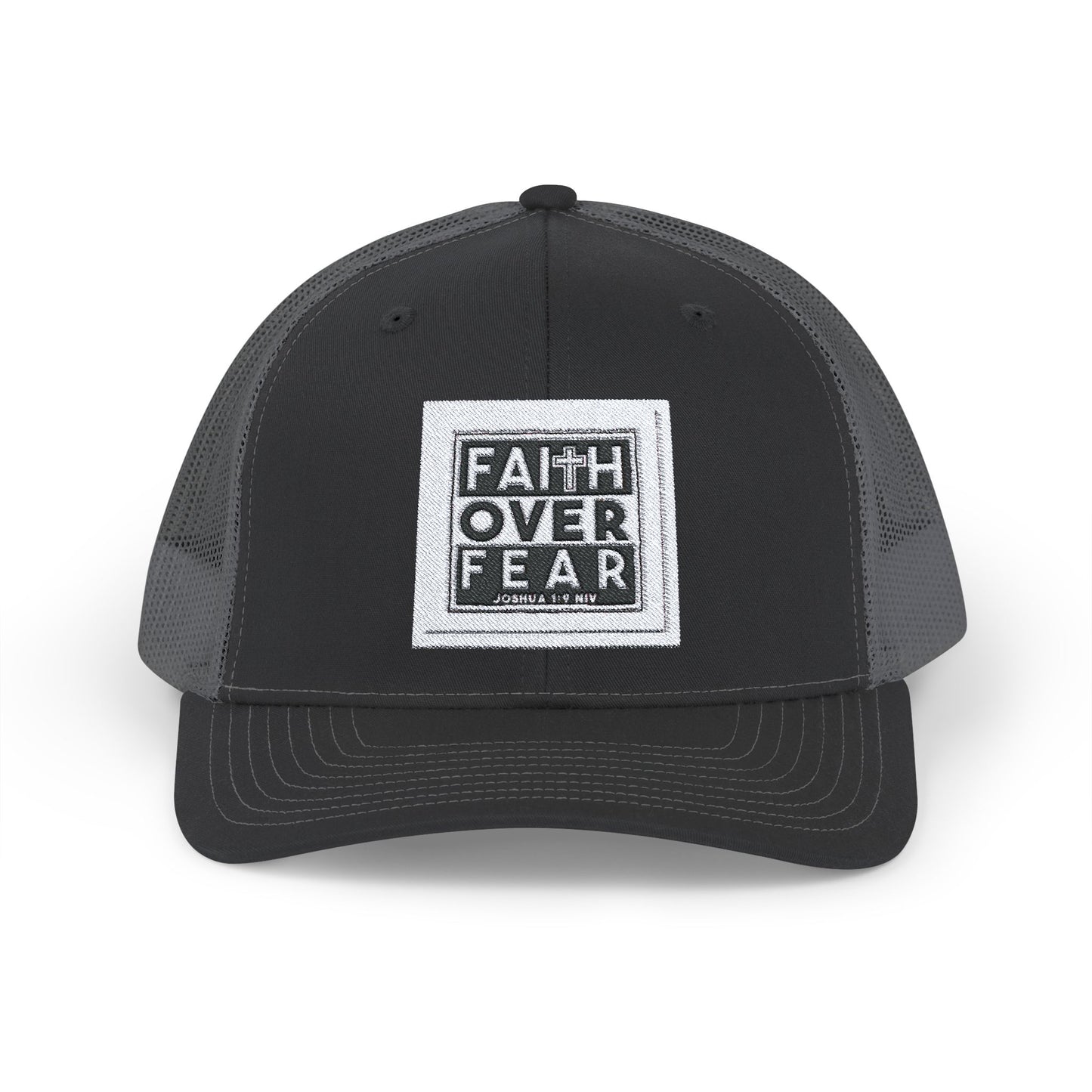 Faith over Fear Hat - Snapback Trucker Cap