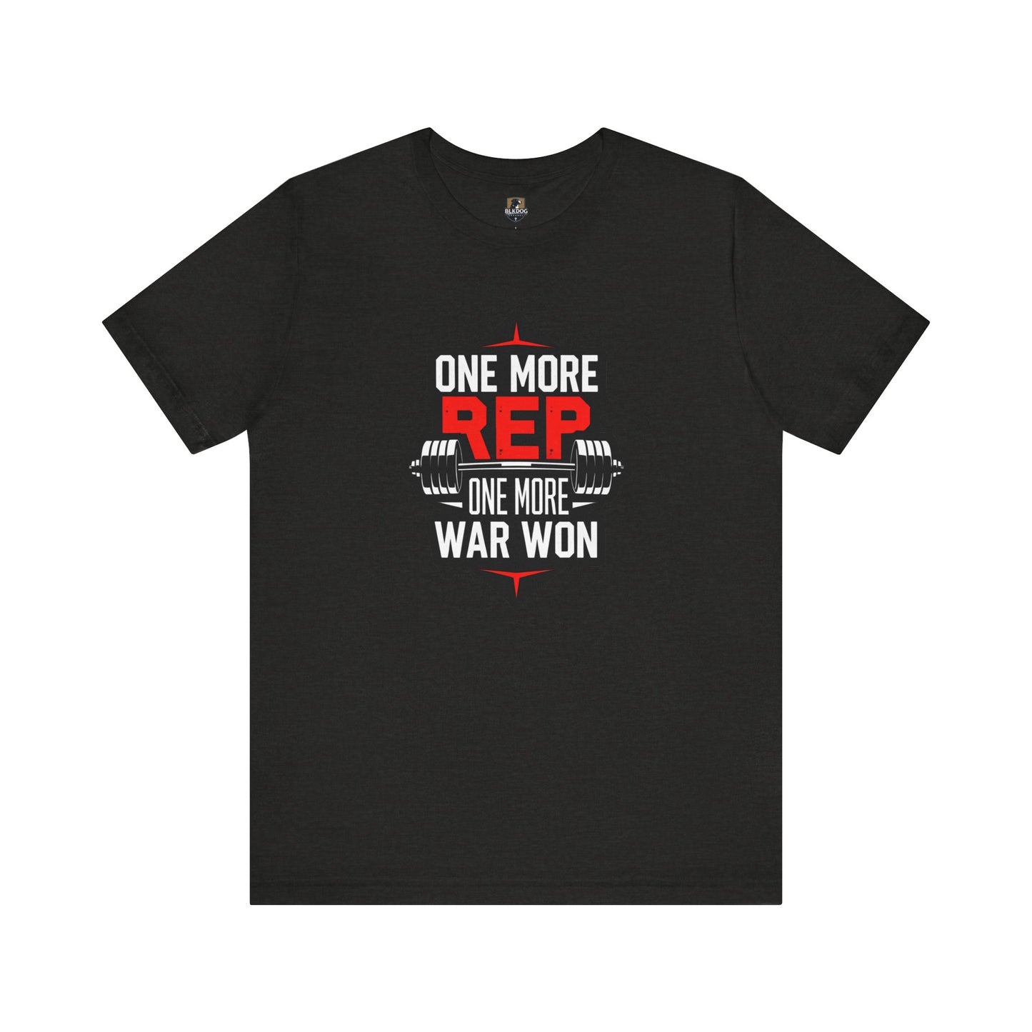 Motivational Fitness Tee - "One More Rep, One More War Won" Unisex Jersey Short Sleeve T-Shirt, Workout Shirt, Gym Apparel, Gift for [...]