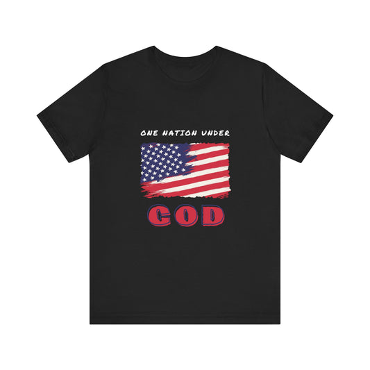 One Nation Under God - Unisex Jersey Short Sleeve Tee