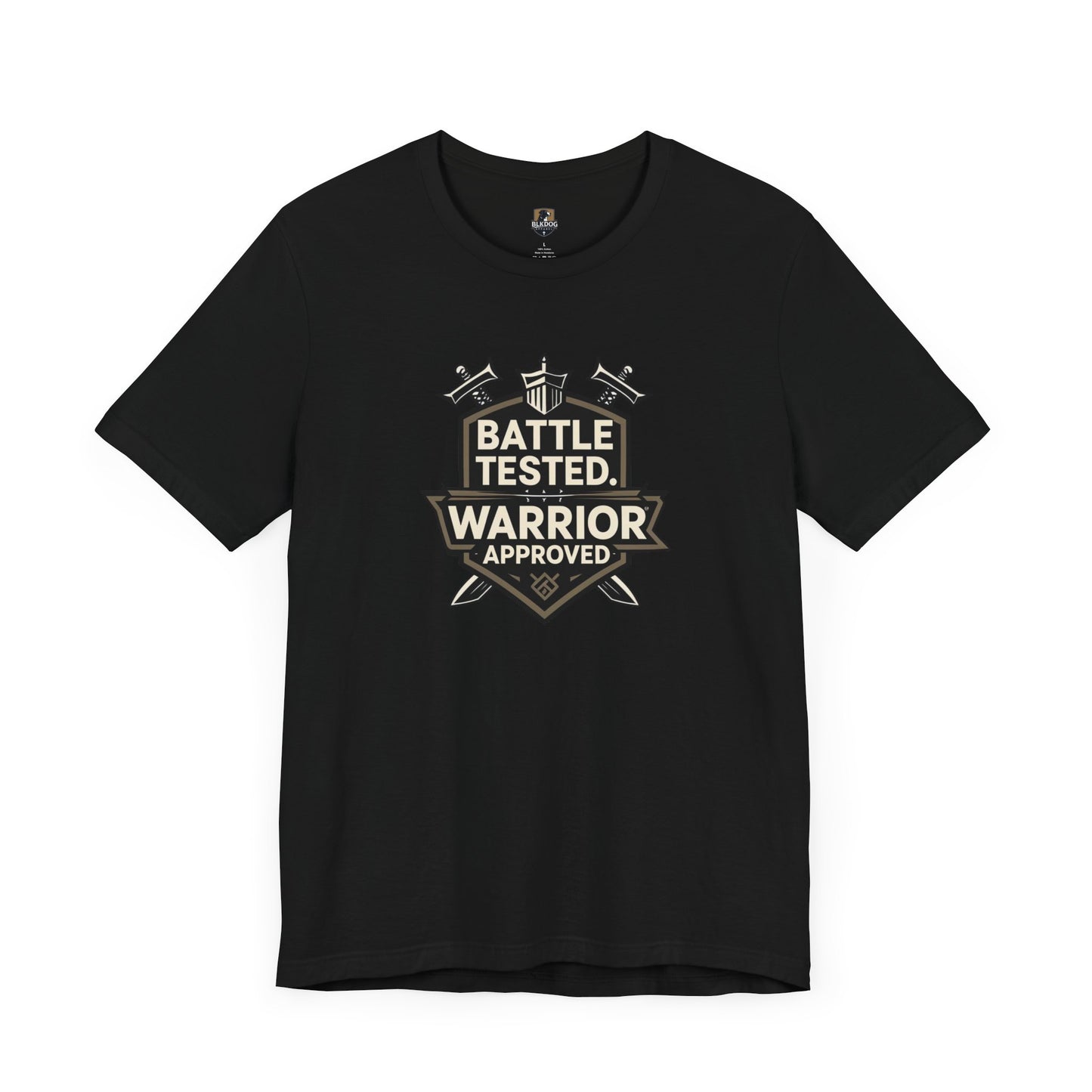 Battle Tested Warrior Approved Tee - Unisex Jersey Short Sleeve Shirt, Perfect Gift for Warriors, Fitness Enthusiasts, Casual Wear, [...]