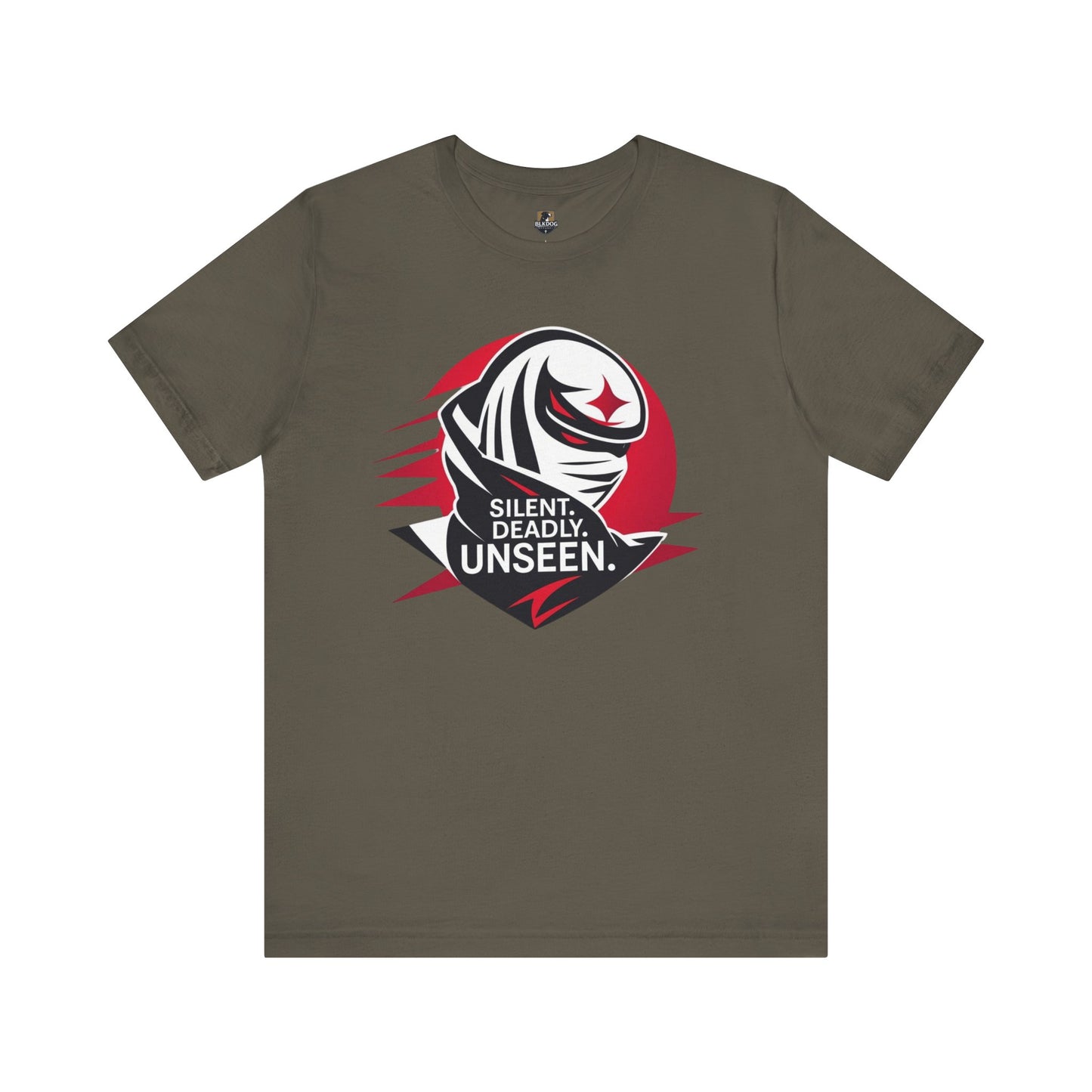 Silent Deadly Unseen Tee, Cool Graphic T-Shirt, Trendy Casual Wear, Gift for Ninja Fans, Streetwear Apparel, Unisex Short Sleeve Shirt