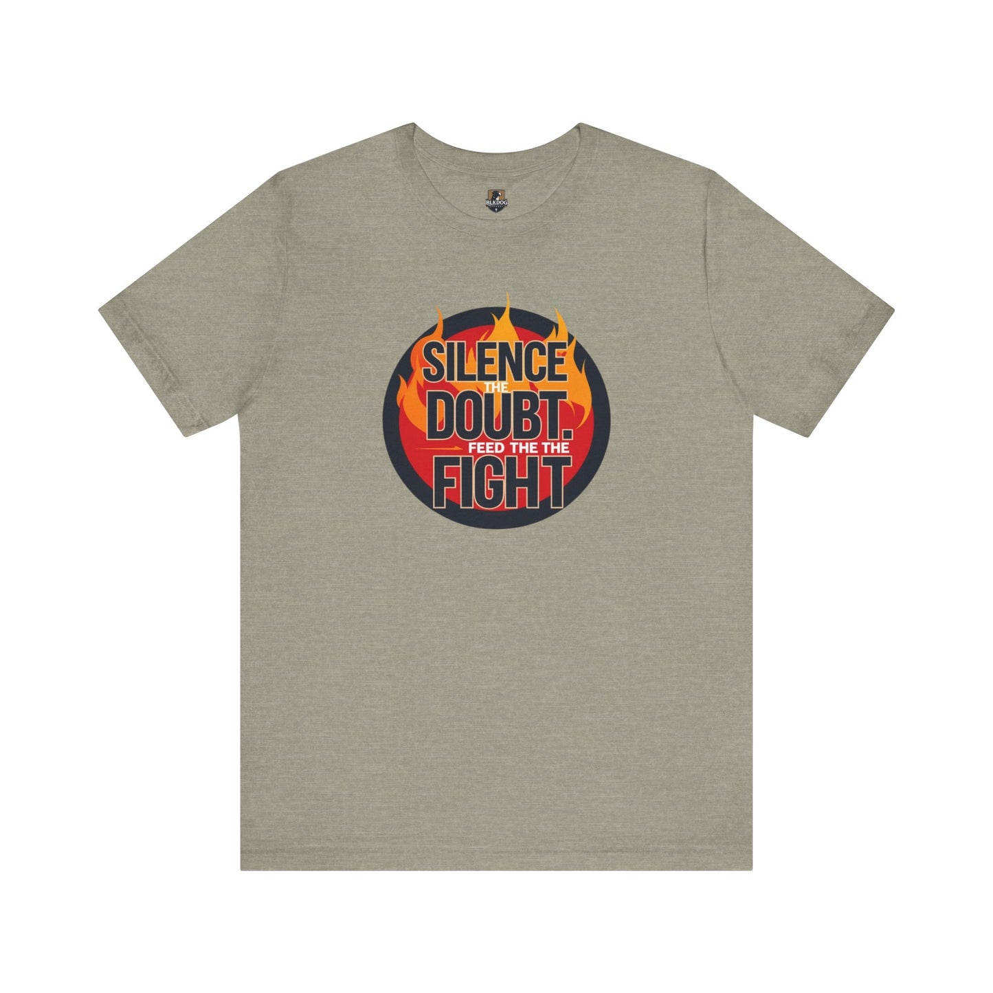 Empowering Message Tee - Silence Doubt, Feed the Fight, Motivational T-Shirt, Perfect for Fitness, Gifts for Athletes, Inspirational [...]