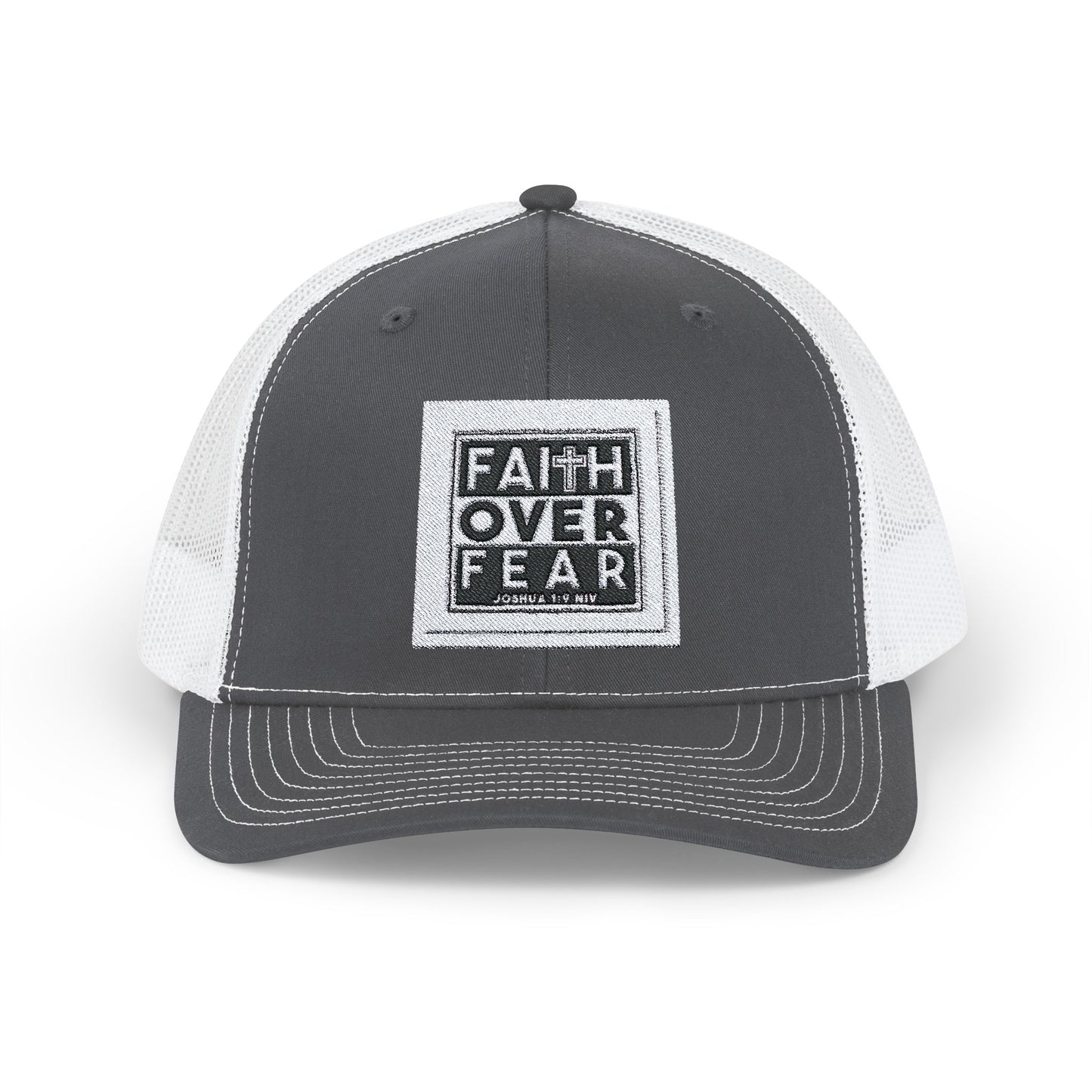 Faith over Fear Hat - Snapback Trucker Cap