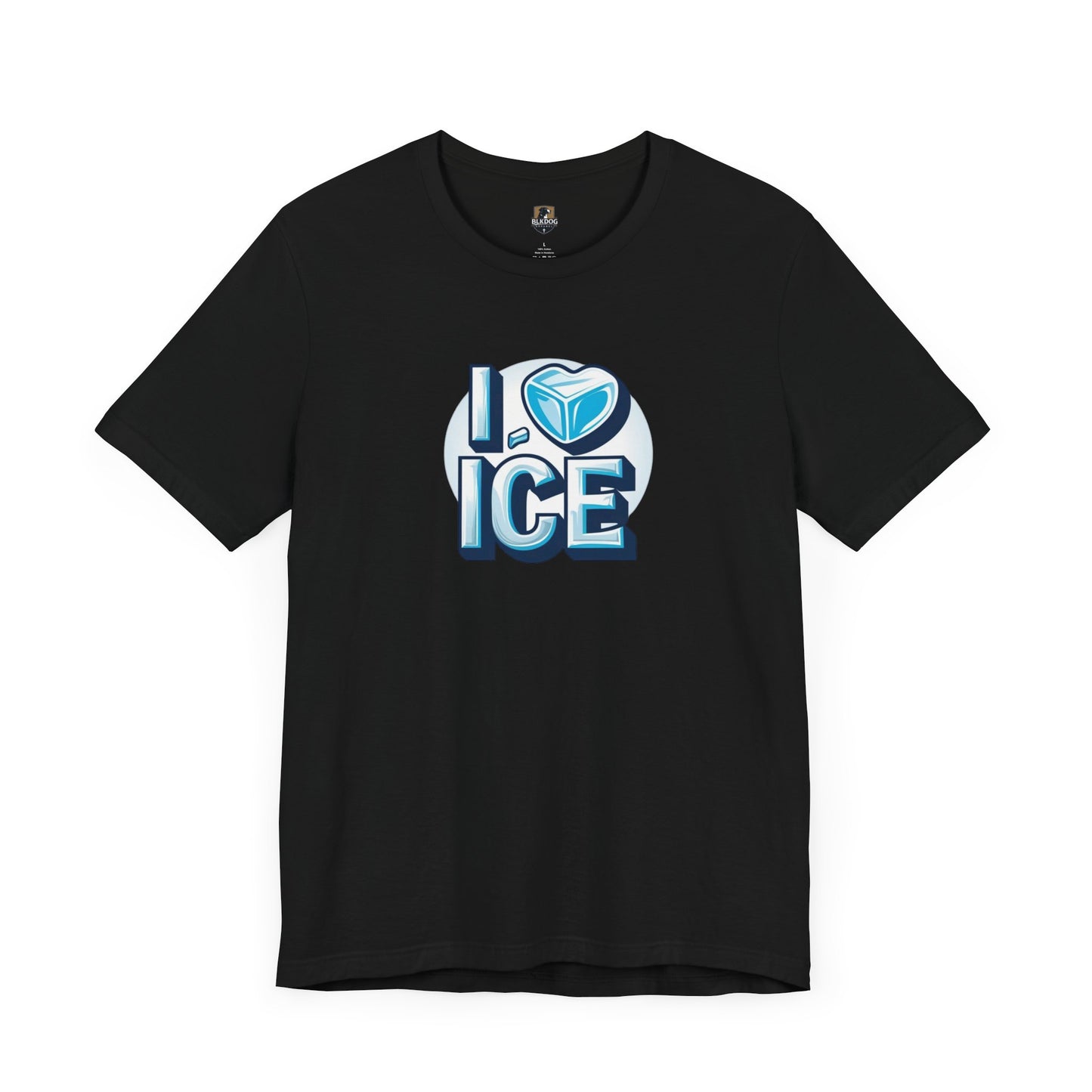 I Love Ice Unisex Short Sleeve Tee, Cute T-Shirt for Ice Cream Lovers, Summer Fashion, Gift for Friends, Ice Cream Party Attire