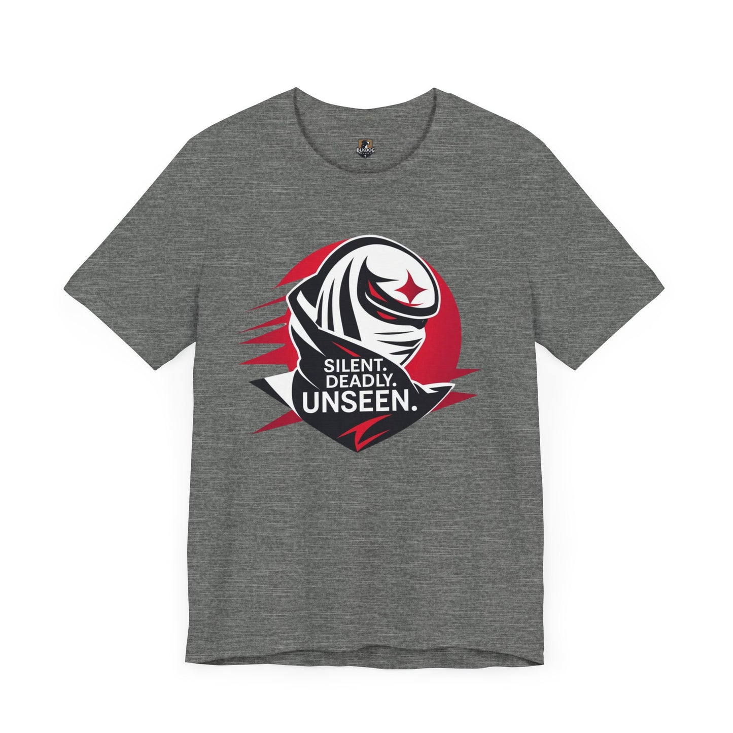 Silent Deadly Unseen Tee, Cool Graphic T-Shirt, Trendy Casual Wear, Gift for Ninja Fans, Streetwear Apparel, Unisex Short Sleeve Shirt