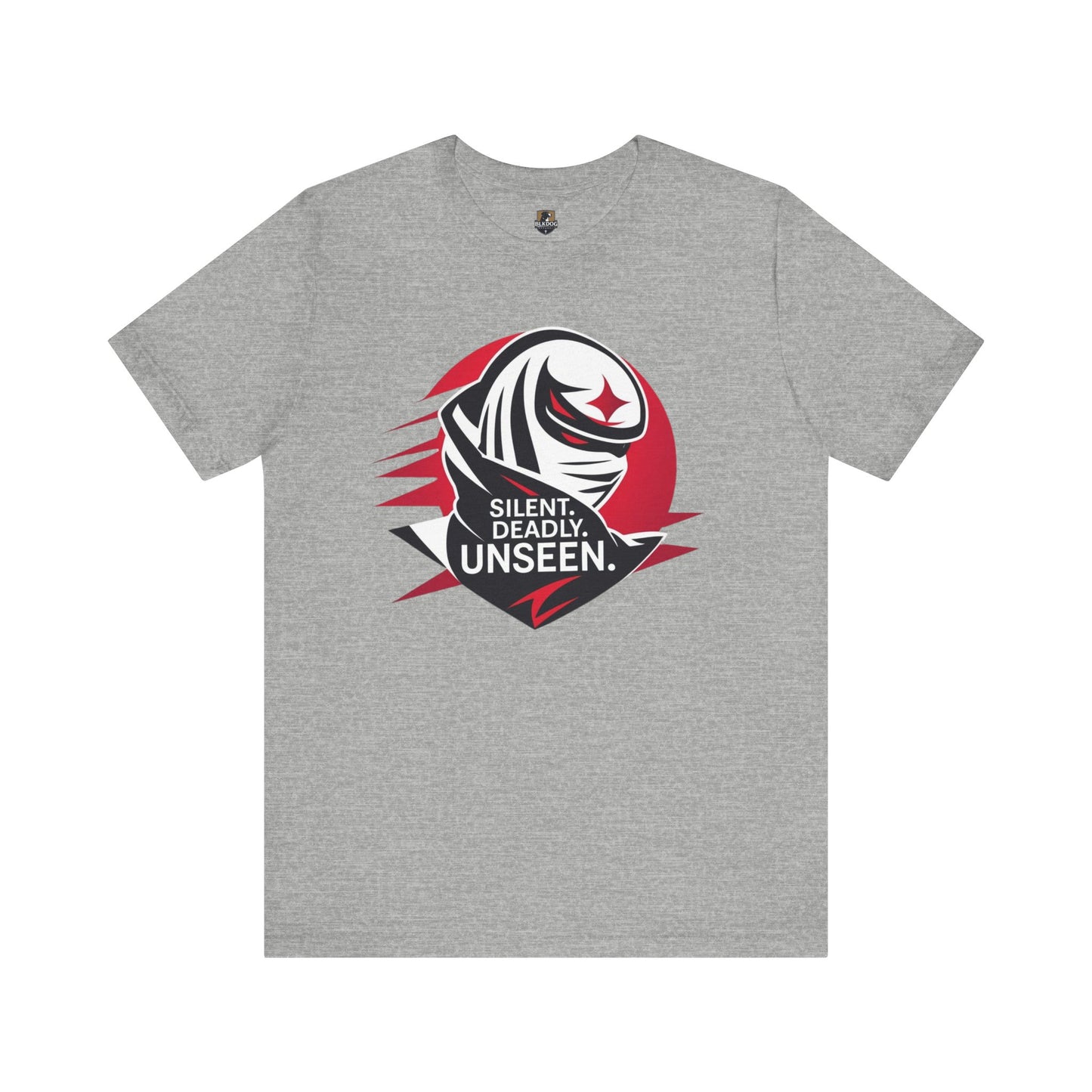 Silent Deadly Unseen Tee, Cool Graphic T-Shirt, Trendy Casual Wear, Gift for Ninja Fans, Streetwear Apparel, Unisex Short Sleeve Shirt