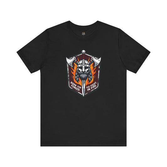 Warrior Spirit Short Sleeve Tee | Born to Fight, Unisex Graphic T-Shirt, Gift for Gamers, Casual Wear, Motivational Tee, Birthday Present