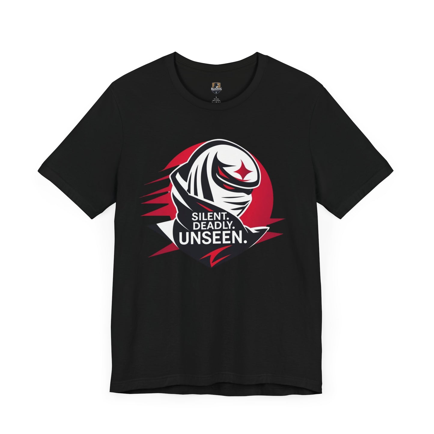 Silent Deadly Unseen Tee, Cool Graphic T-Shirt, Trendy Casual Wear, Gift for Ninja Fans, Streetwear Apparel, Unisex Short Sleeve Shirt
